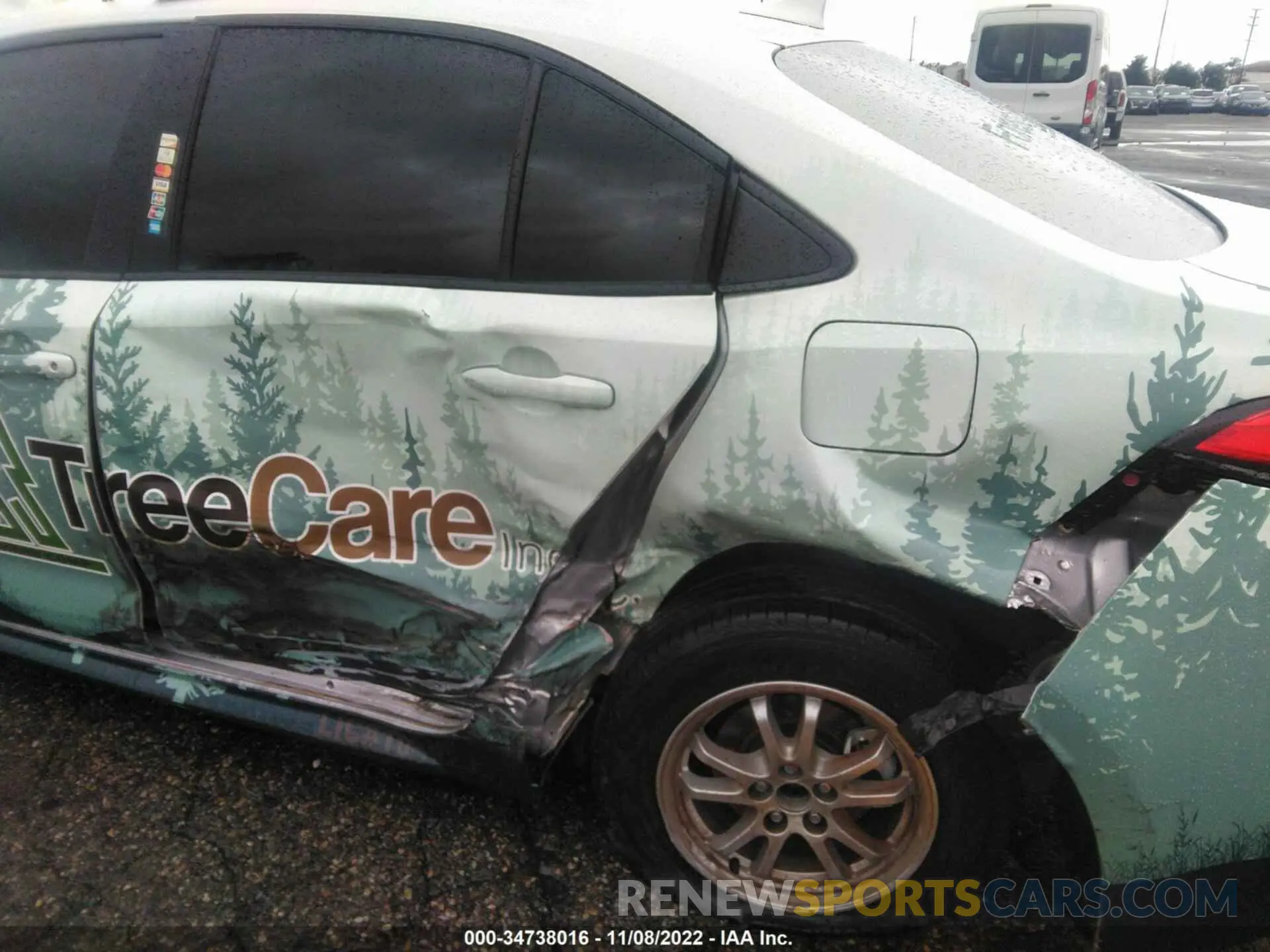 6 fotografías del automóvil dañado JTDEAMDE8NJ042143 TOYOTA COROLLA 2022