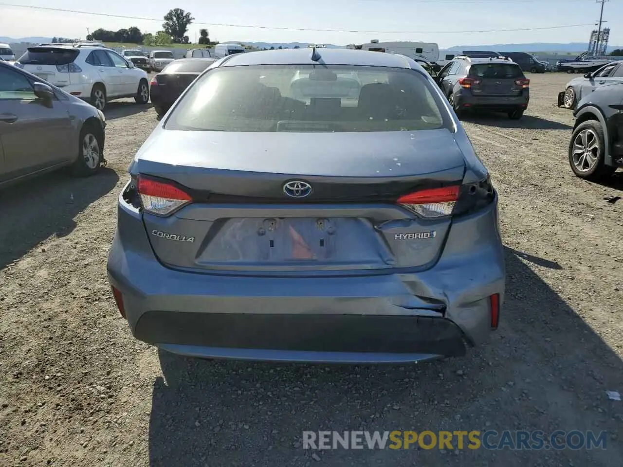 6 fotografías del automóvil dañado JTDEAMDE8NJ042157 TOYOTA COROLLA 2022