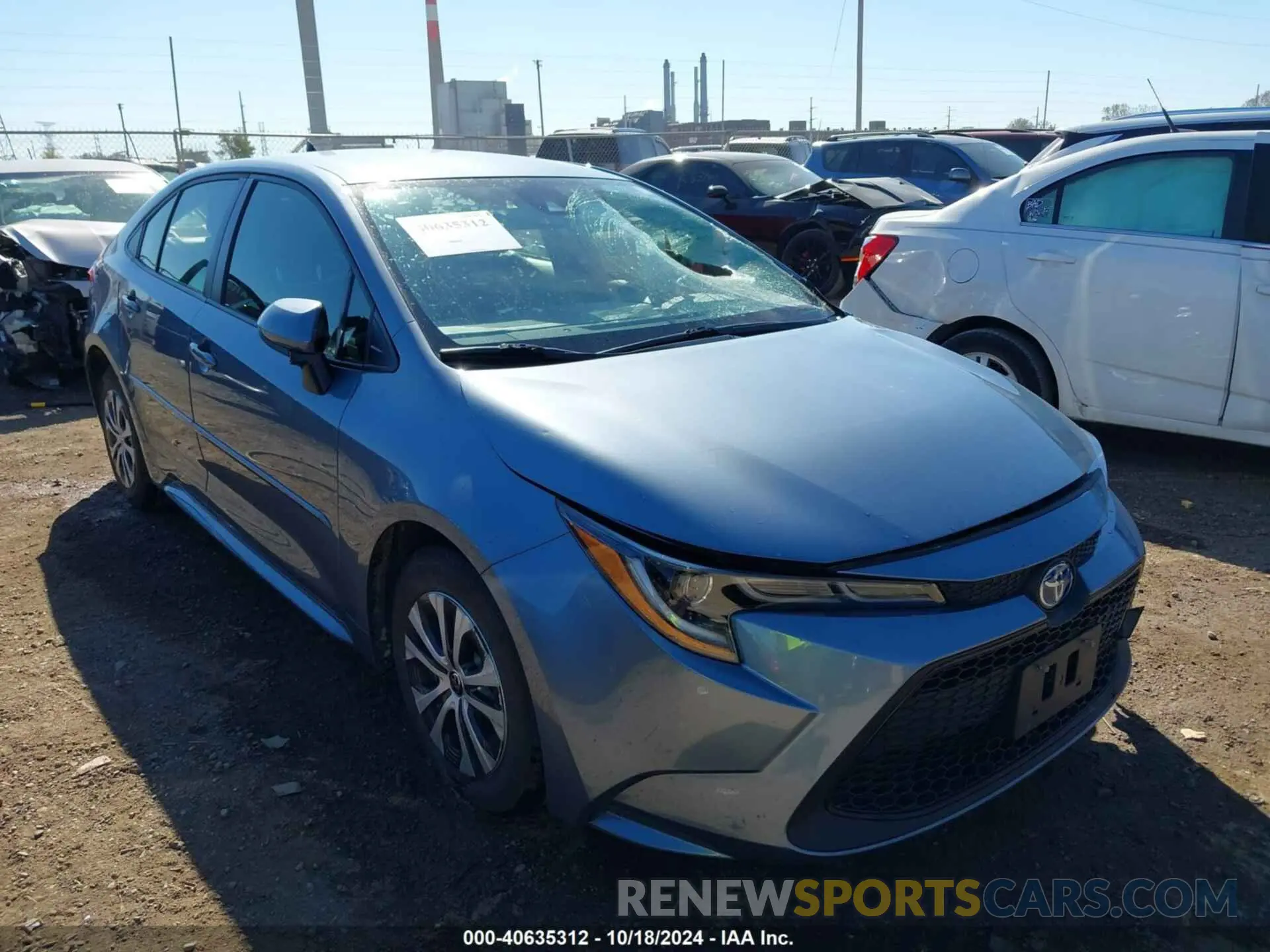 1 fotografías del automóvil dañado JTDEAMDE8NJ046077 TOYOTA COROLLA 2022