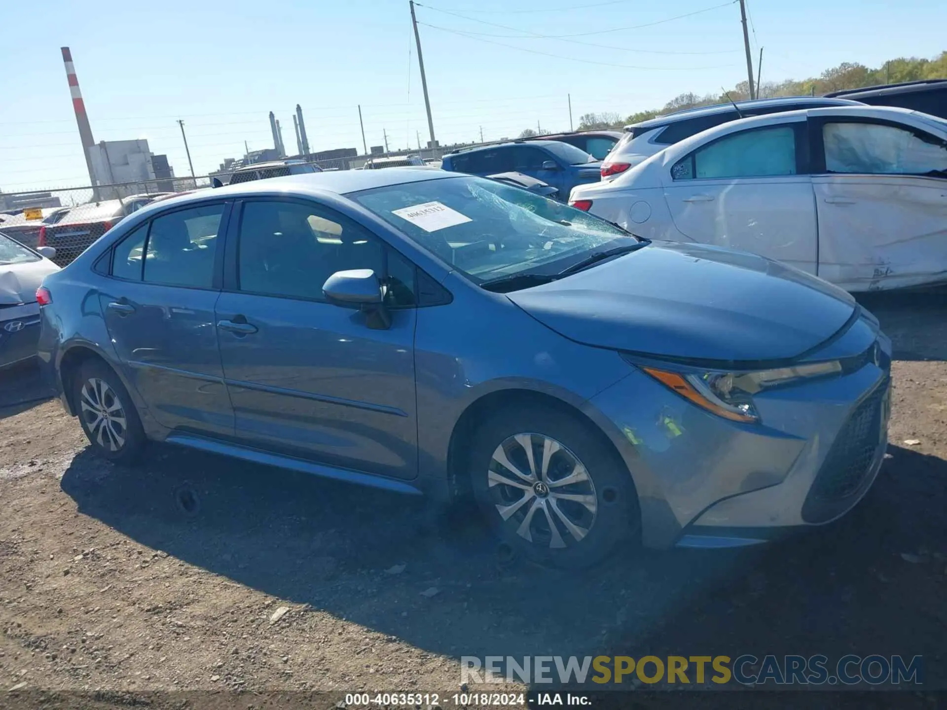 13 fotografías del automóvil dañado JTDEAMDE8NJ046077 TOYOTA COROLLA 2022