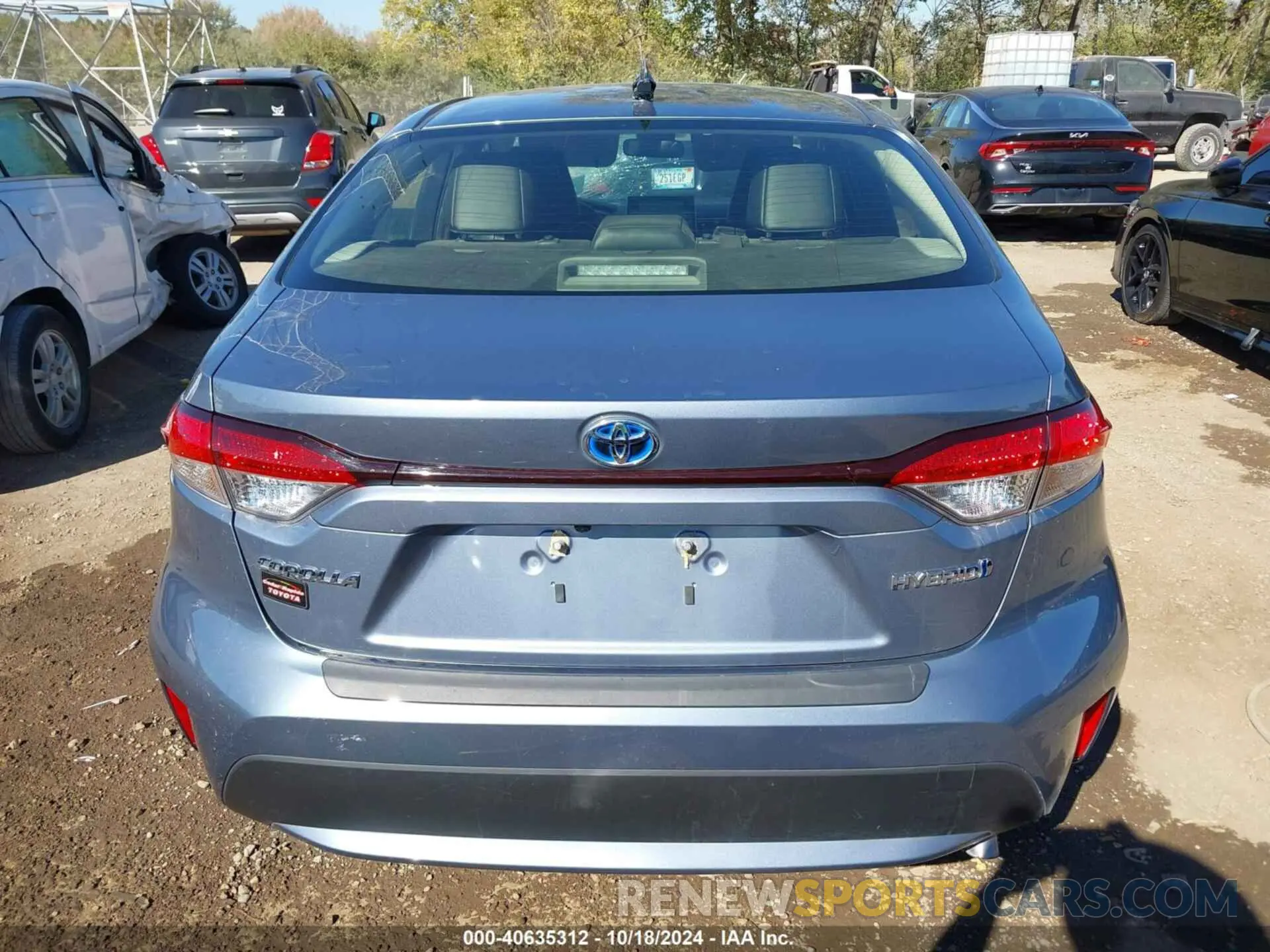 16 fotografías del automóvil dañado JTDEAMDE8NJ046077 TOYOTA COROLLA 2022
