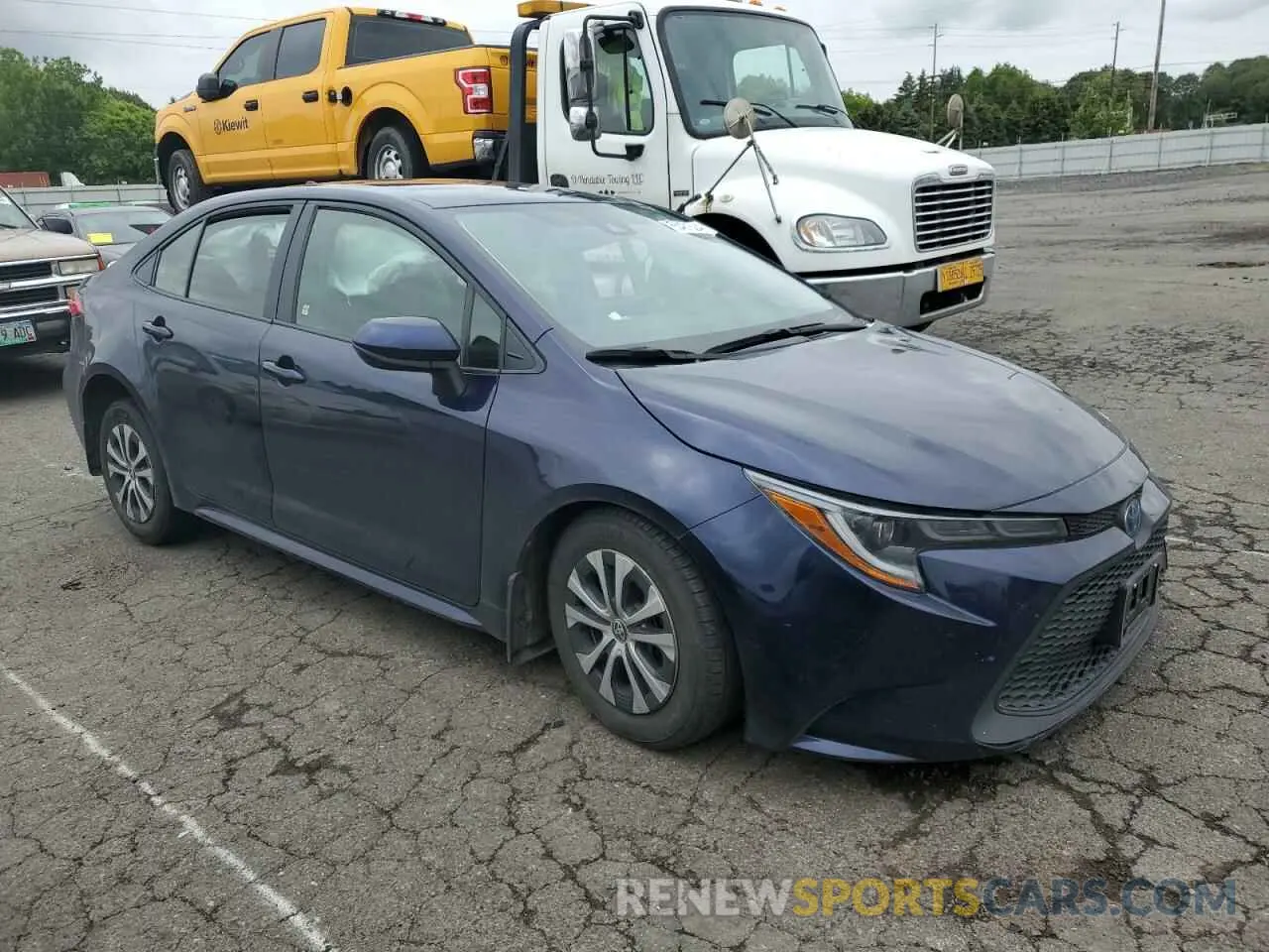 4 fotografías del automóvil dañado JTDEAMDE8NJ053806 TOYOTA COROLLA 2022