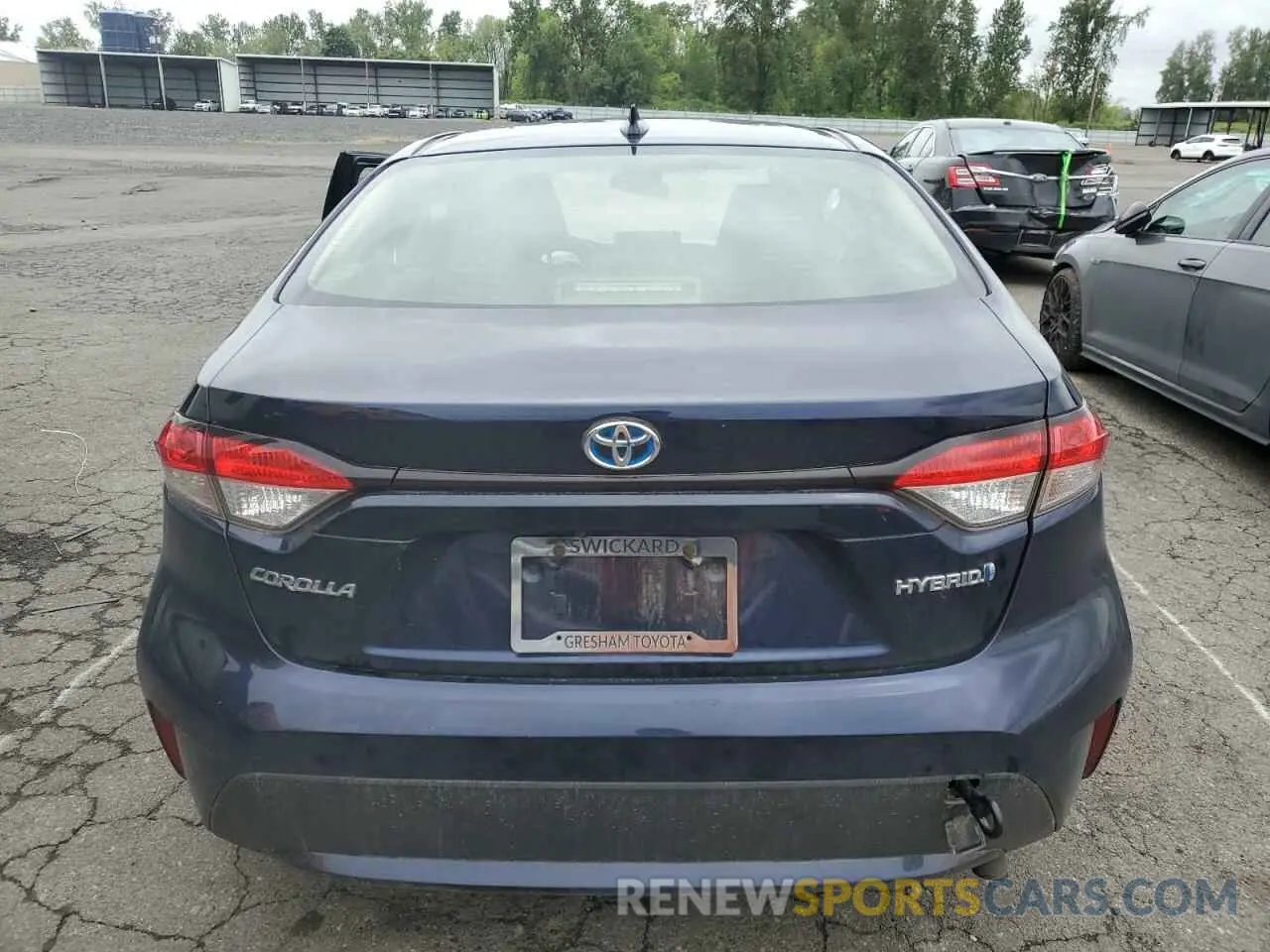 6 fotografías del automóvil dañado JTDEAMDE8NJ053806 TOYOTA COROLLA 2022