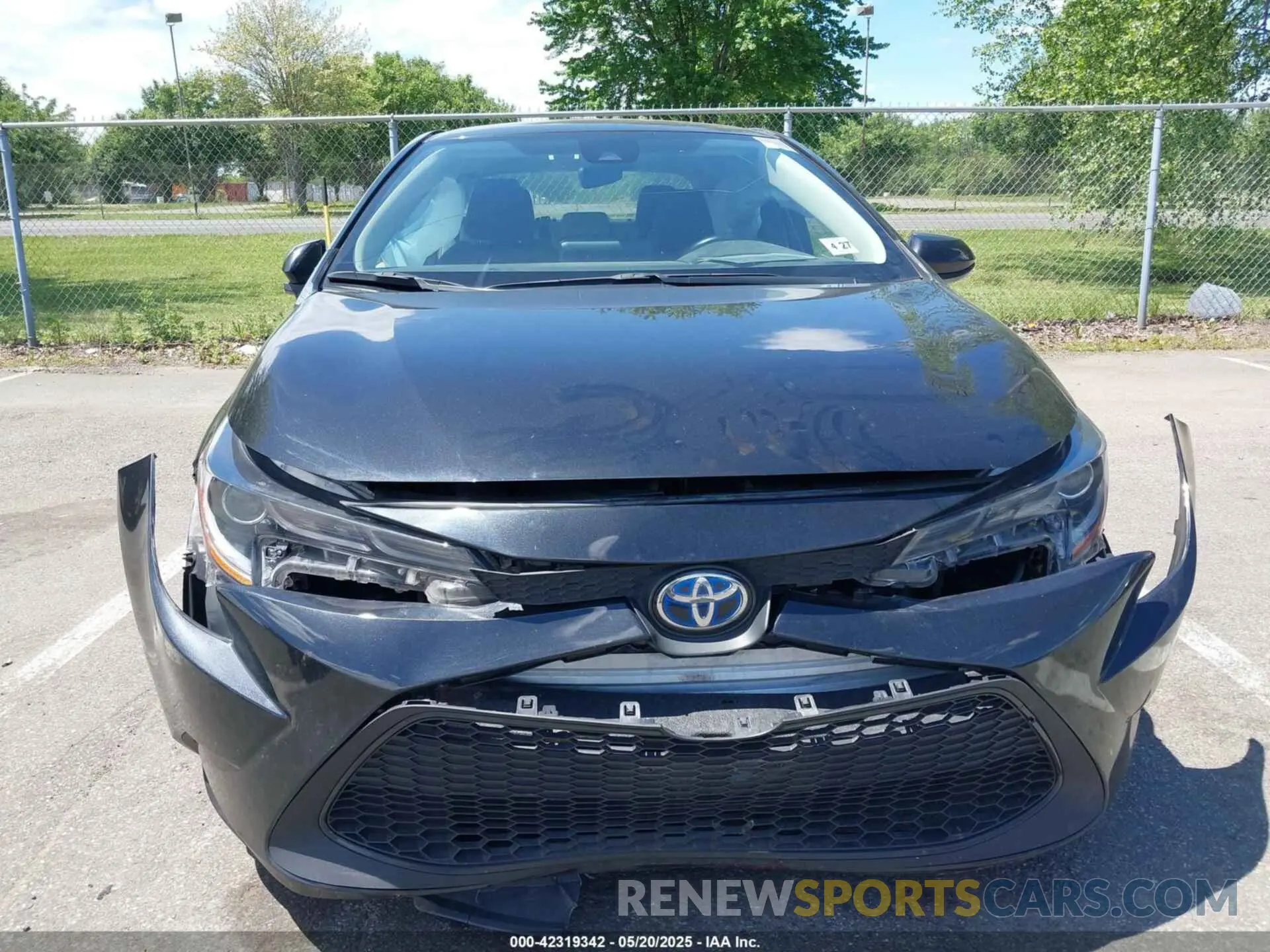 11 fotografías del automóvil dañado JTDEAMDE8NJ055538 TOYOTA COROLLA 2022