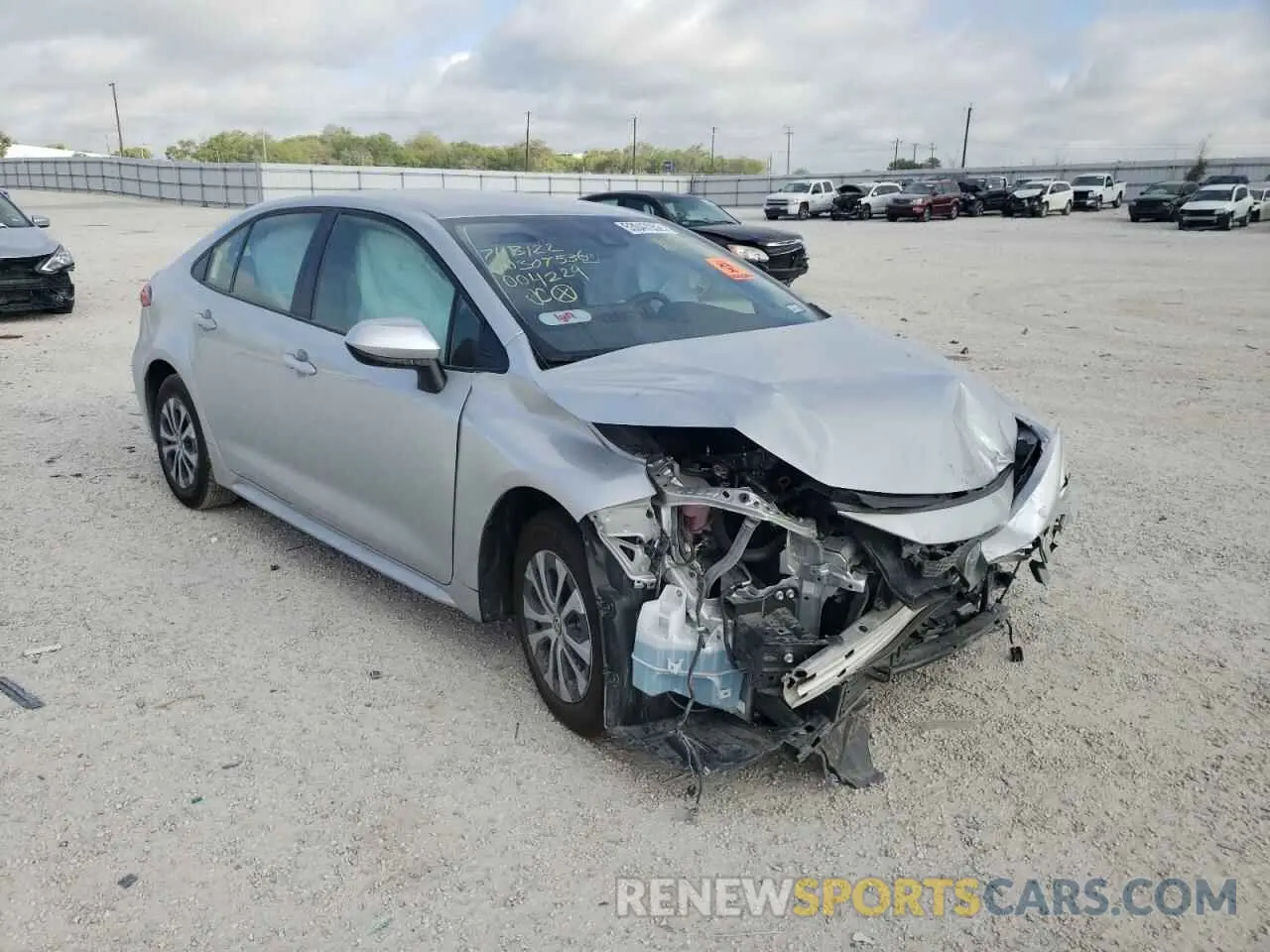 1 fotografías del automóvil dañado JTDEAMDE9N3004229 TOYOTA COROLLA 2022