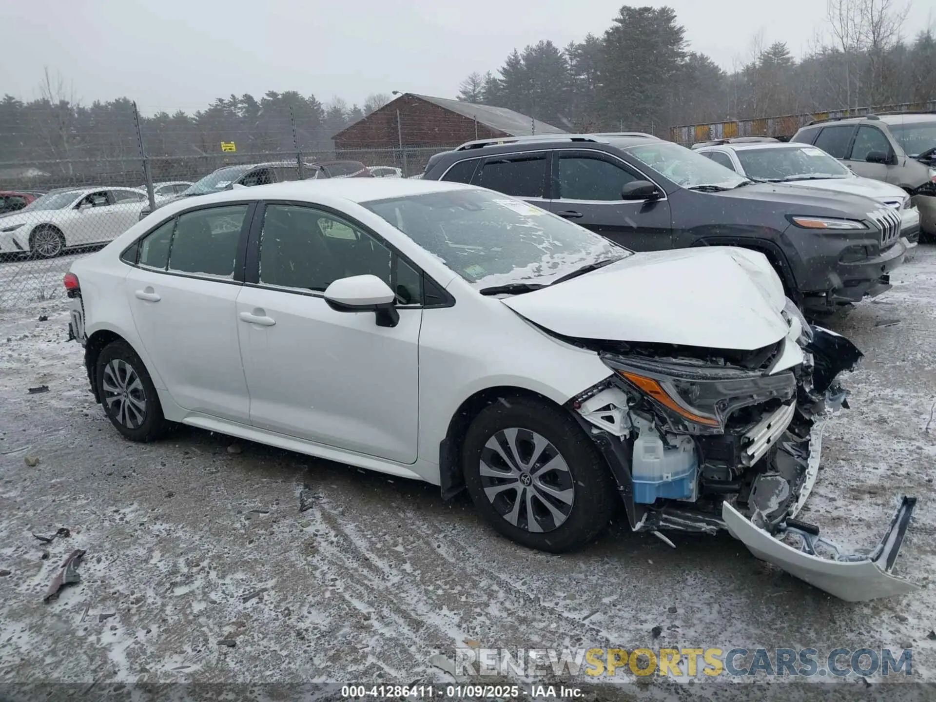 14 fotografías del automóvil dañado JTDEAMDE9N3009933 TOYOTA COROLLA 2022