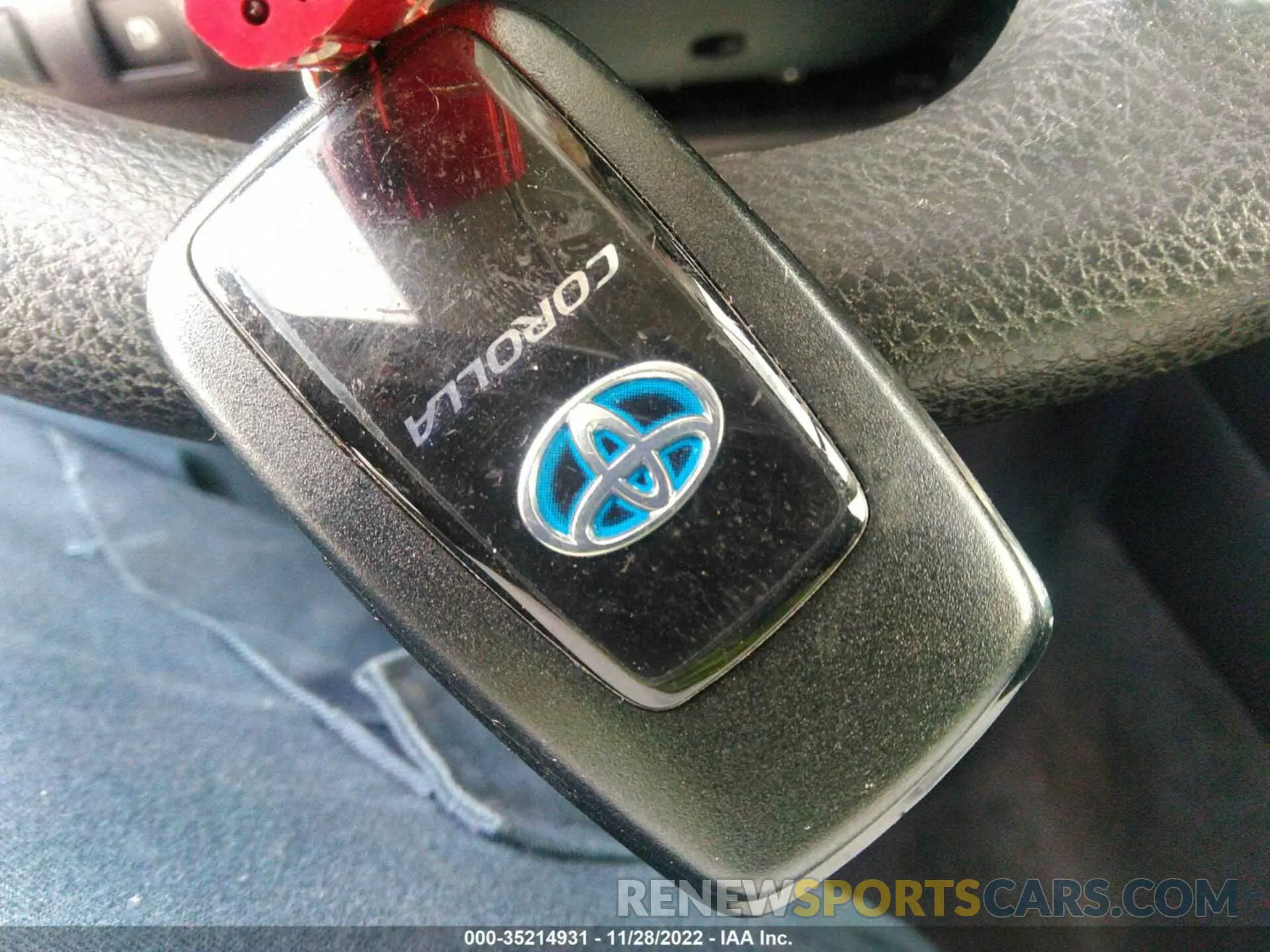 11 fotografías del automóvil dañado JTDEAMDE9N3010032 TOYOTA COROLLA 2022