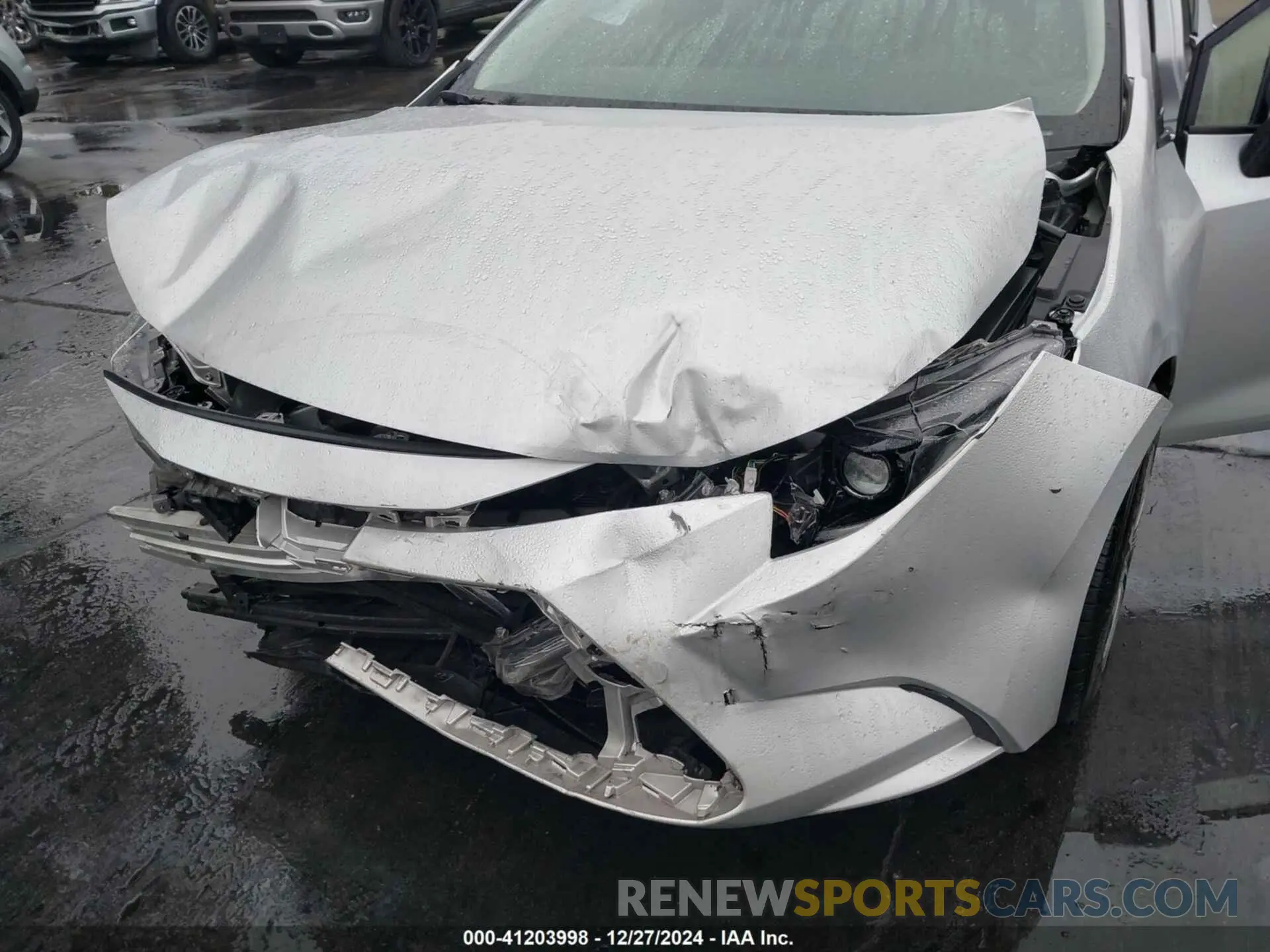 6 fotografías del automóvil dañado JTDEAMDE9N3012038 TOYOTA COROLLA 2022