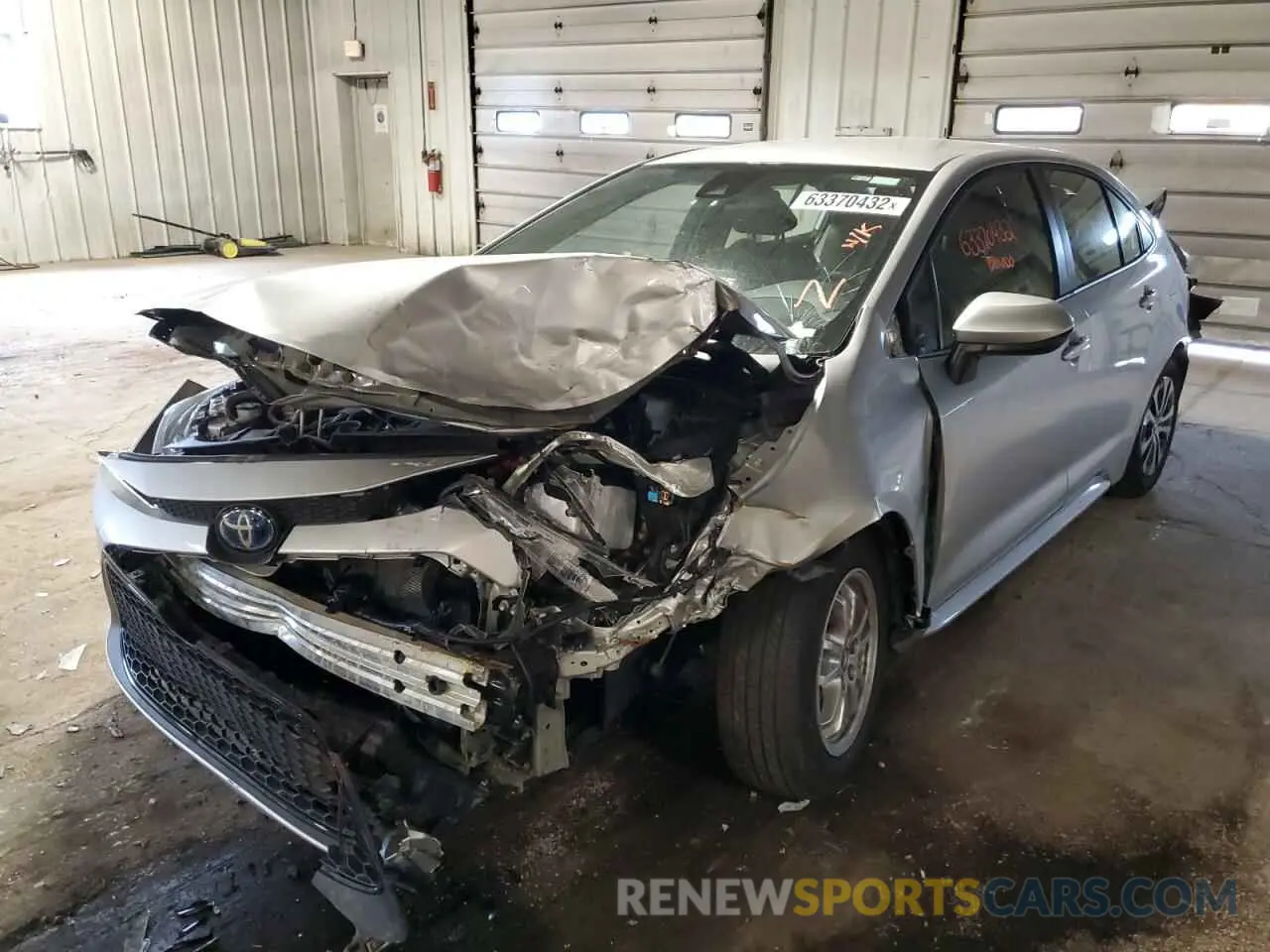 9 fotografías del automóvil dañado JTDEAMDE9NJ043088 TOYOTA COROLLA 2022
