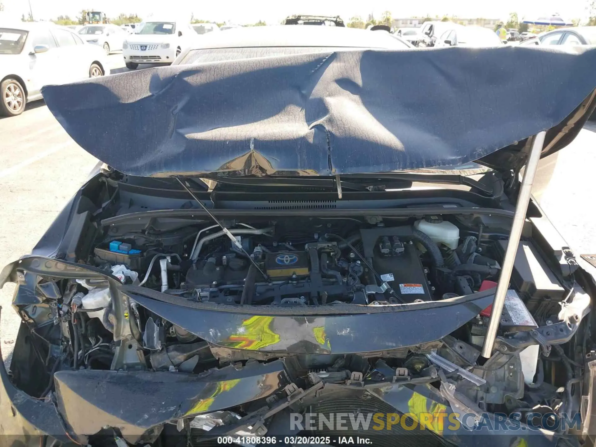 10 fotografías del automóvil dañado JTDEAMDE9NJ049862 TOYOTA COROLLA 2022