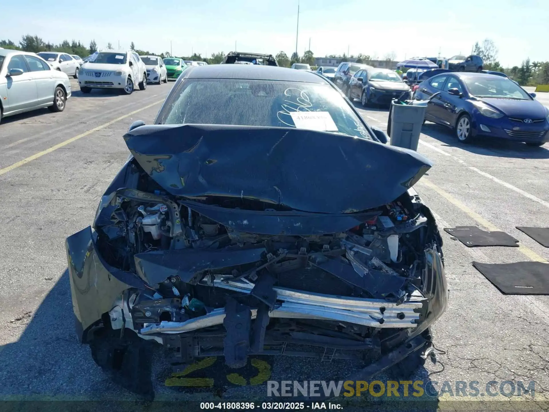 6 fotografías del automóvil dañado JTDEAMDE9NJ049862 TOYOTA COROLLA 2022