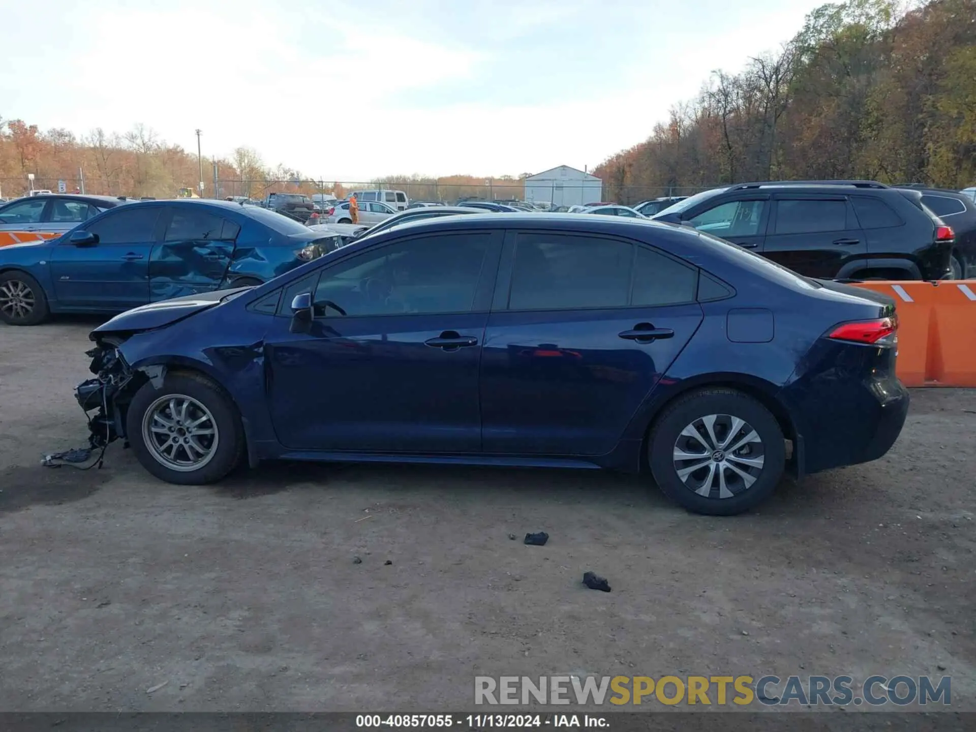 15 fotografías del automóvil dañado JTDEAMDE9NJ054690 TOYOTA COROLLA 2022