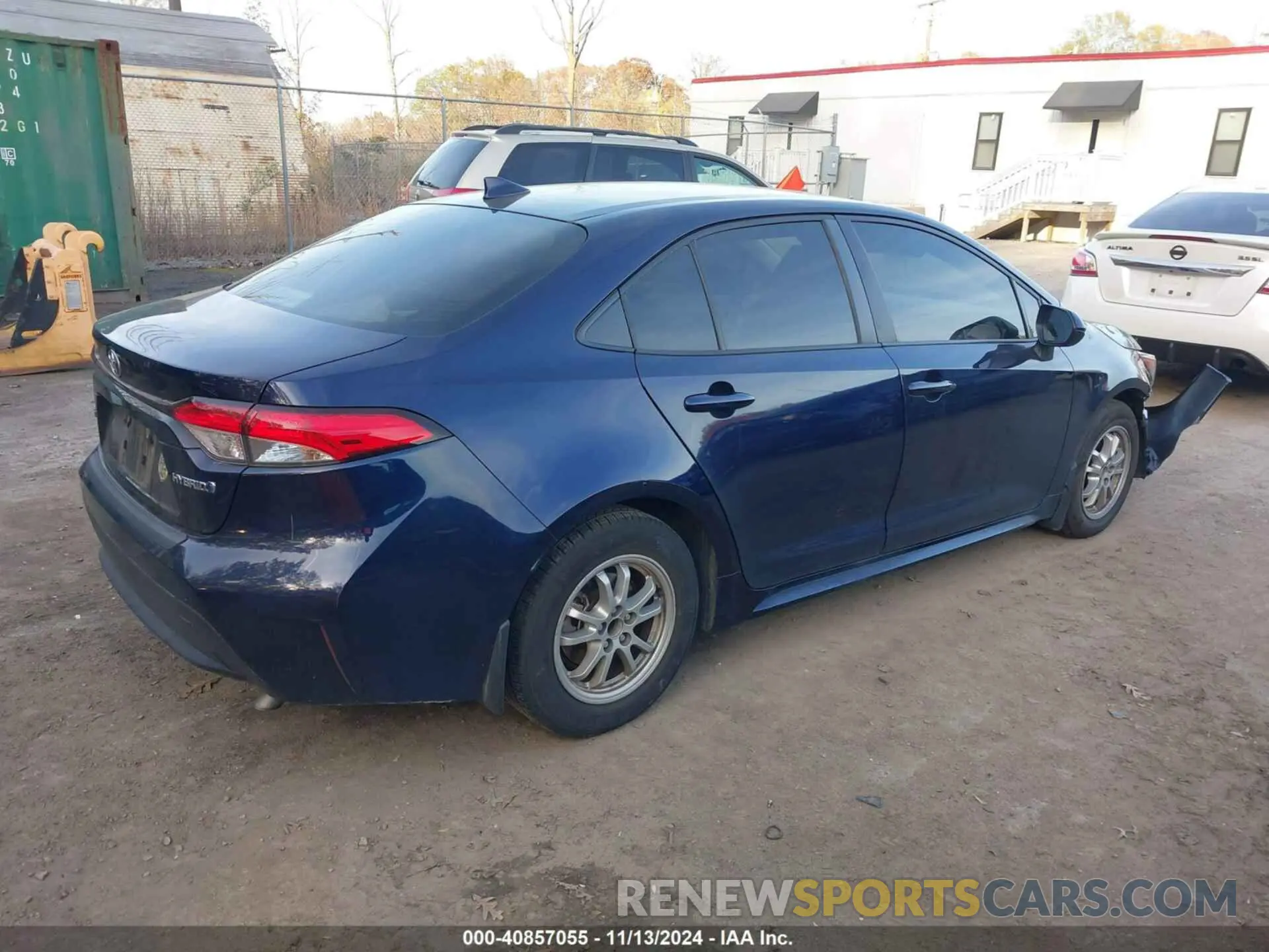 4 fotografías del automóvil dañado JTDEAMDE9NJ054690 TOYOTA COROLLA 2022