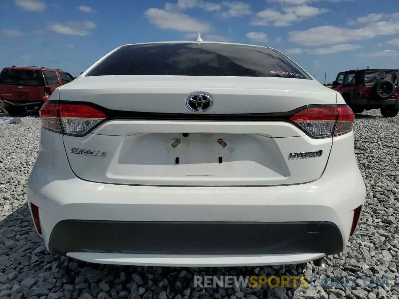 6 fotografías del automóvil dañado JTDEAMDEXN3001906 TOYOTA COROLLA 2022