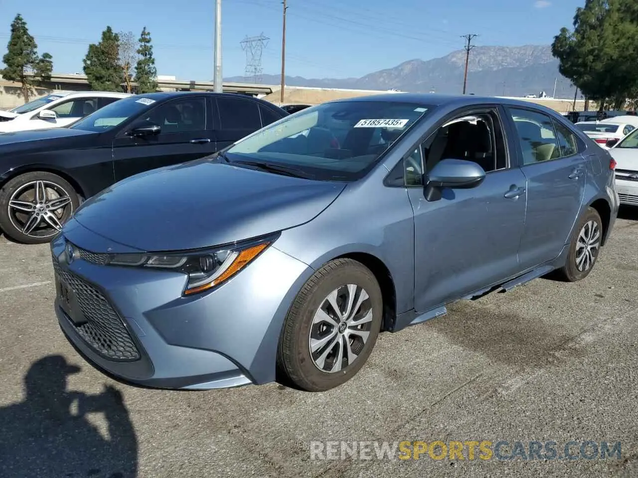 1 fotografías del automóvil dañado JTDEAMDEXN3006927 TOYOTA COROLLA 2022