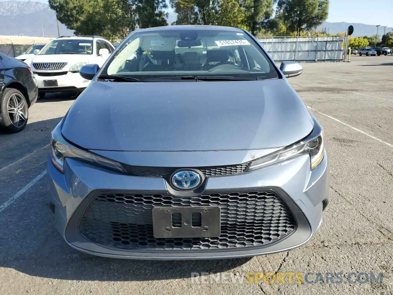 5 fotografías del automóvil dañado JTDEAMDEXN3006927 TOYOTA COROLLA 2022