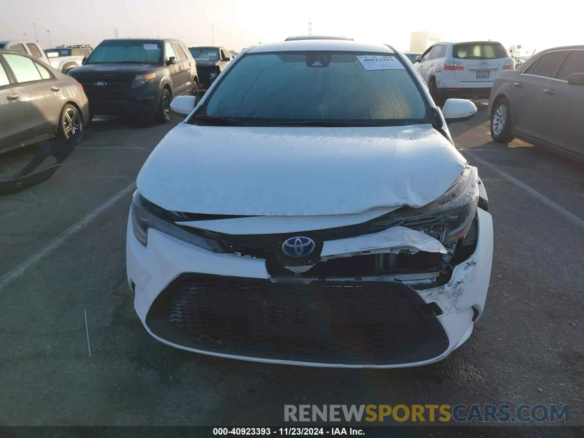 12 fotografías del automóvil dañado JTDEAMDEXN3013392 TOYOTA COROLLA 2022