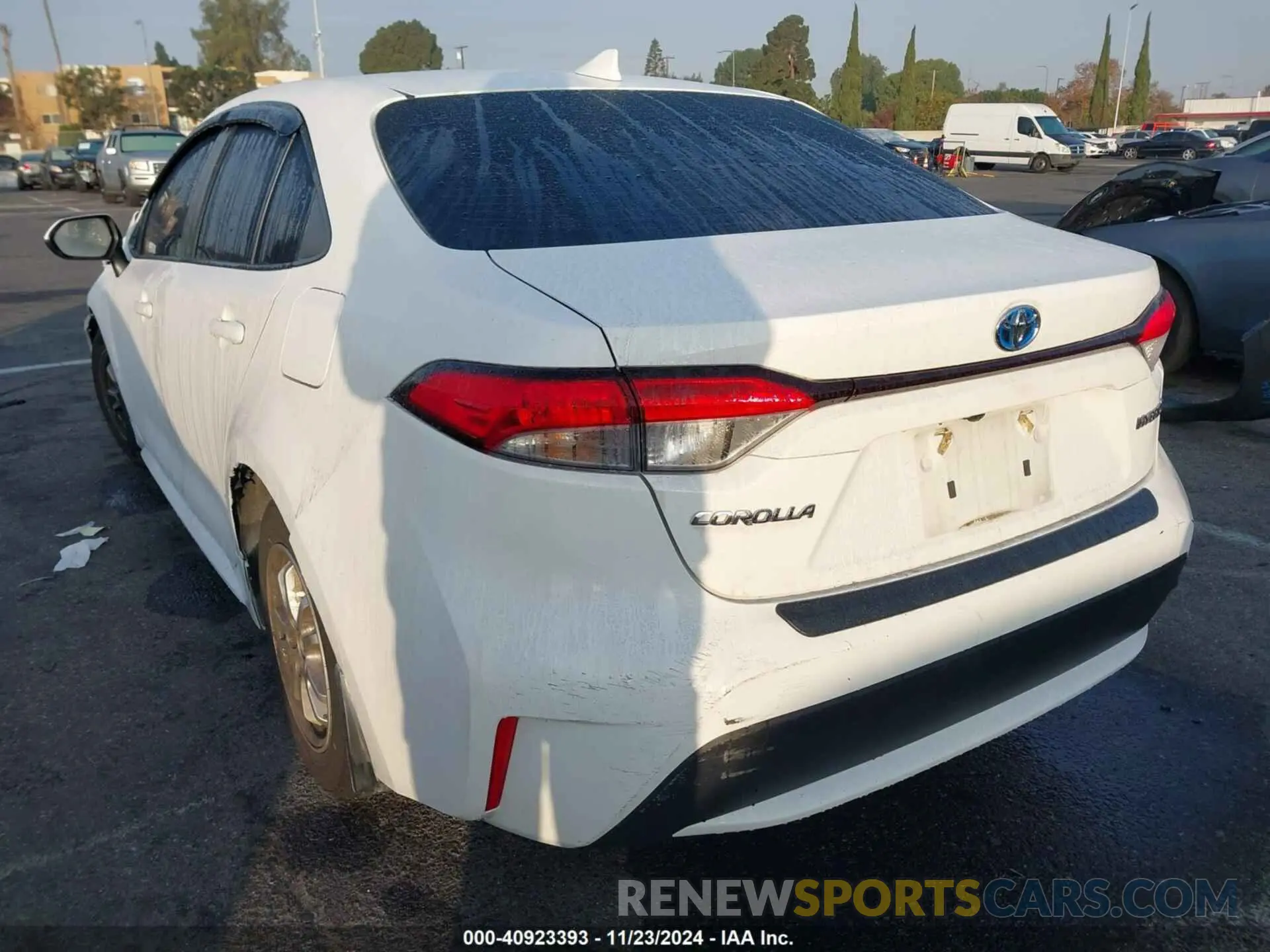 3 fotografías del automóvil dañado JTDEAMDEXN3013392 TOYOTA COROLLA 2022