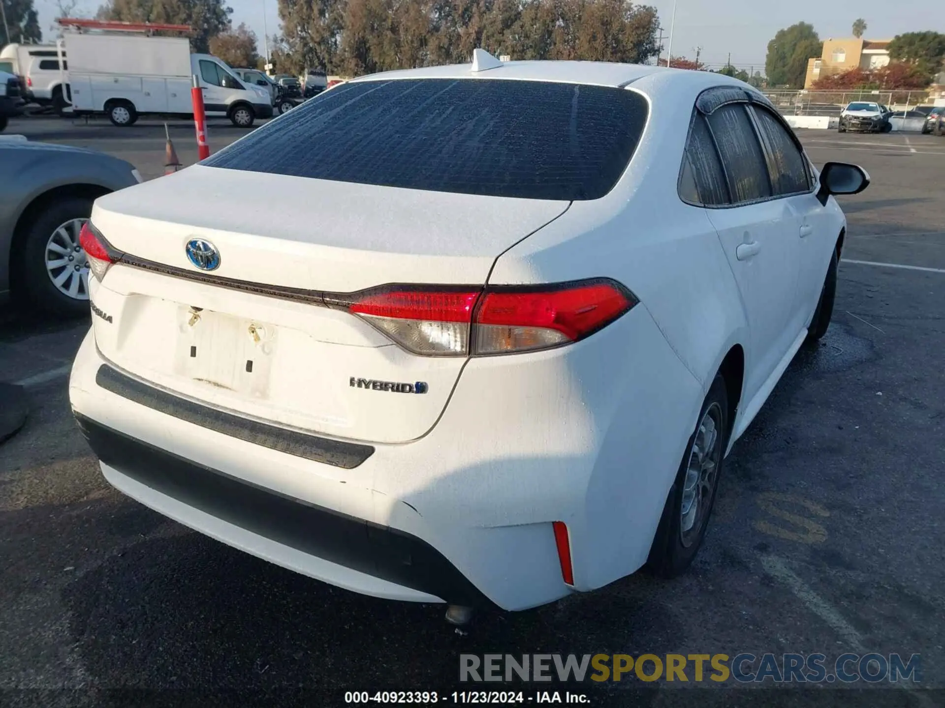 4 fotografías del automóvil dañado JTDEAMDEXN3013392 TOYOTA COROLLA 2022
