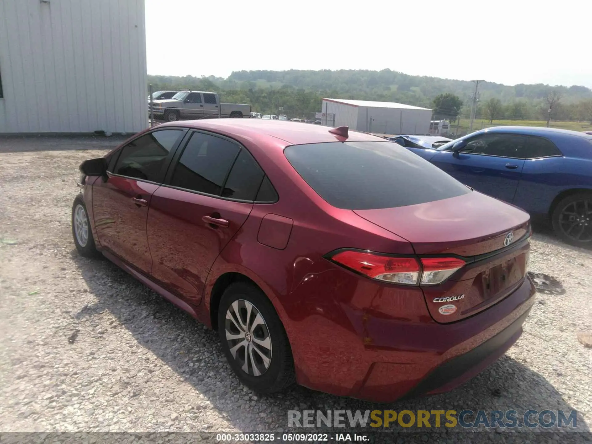 3 fotografías del automóvil dañado JTDEAMDEXNJ039423 TOYOTA COROLLA 2022