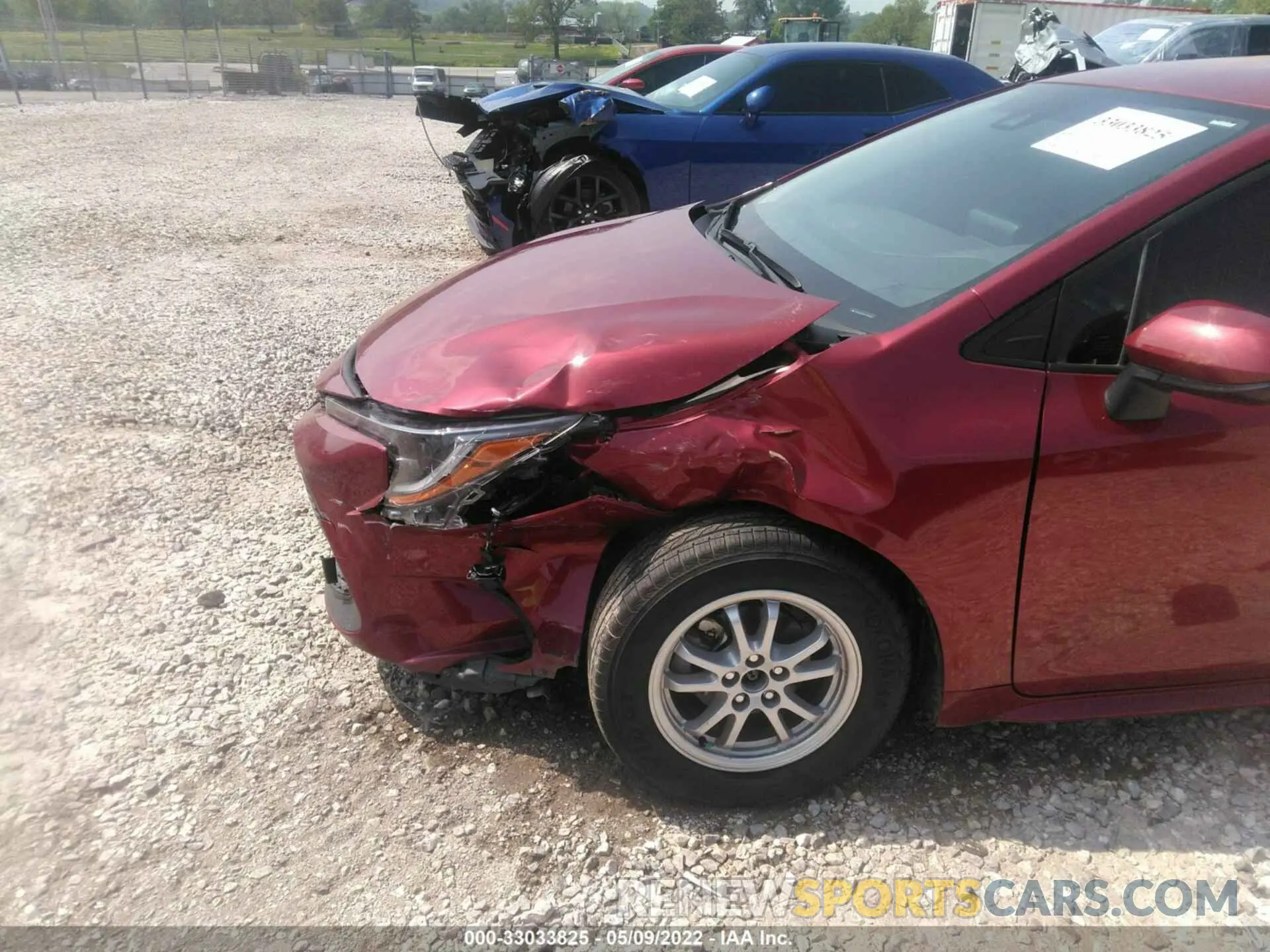 6 fotografías del automóvil dañado JTDEAMDEXNJ039423 TOYOTA COROLLA 2022