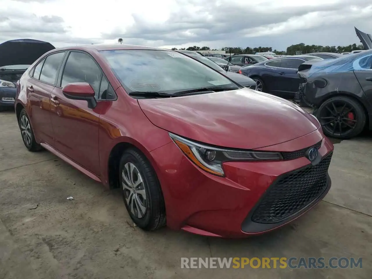1 fotografías del automóvil dañado JTDEAMDEXNJ045285 TOYOTA COROLLA 2022