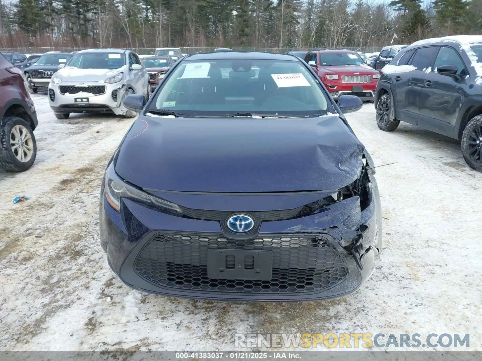 12 fotografías del automóvil dañado JTDEAMDEXNJ048722 TOYOTA COROLLA 2022