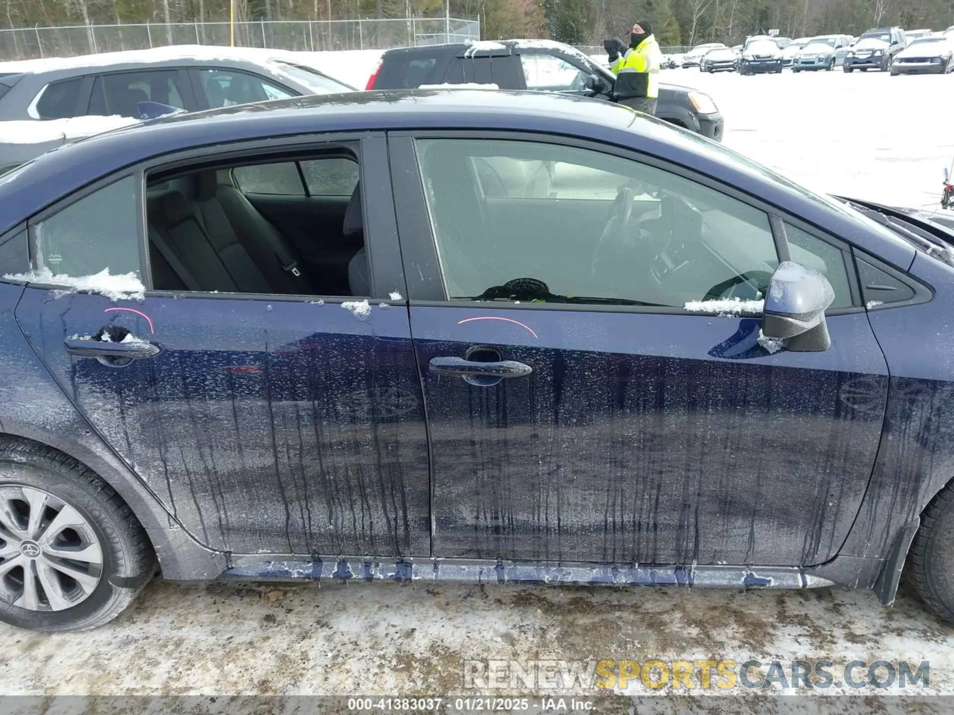13 fotografías del automóvil dañado JTDEAMDEXNJ048722 TOYOTA COROLLA 2022