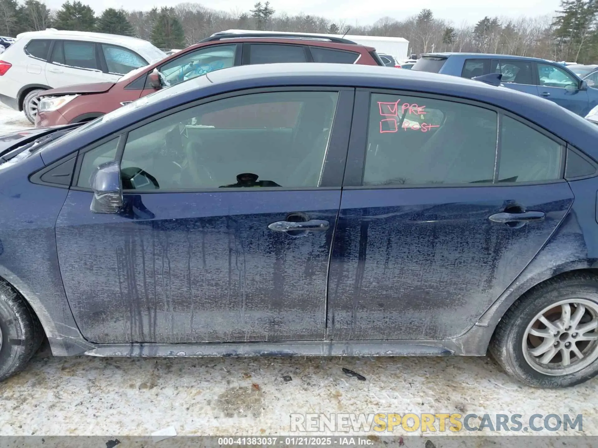 14 fotografías del automóvil dañado JTDEAMDEXNJ048722 TOYOTA COROLLA 2022