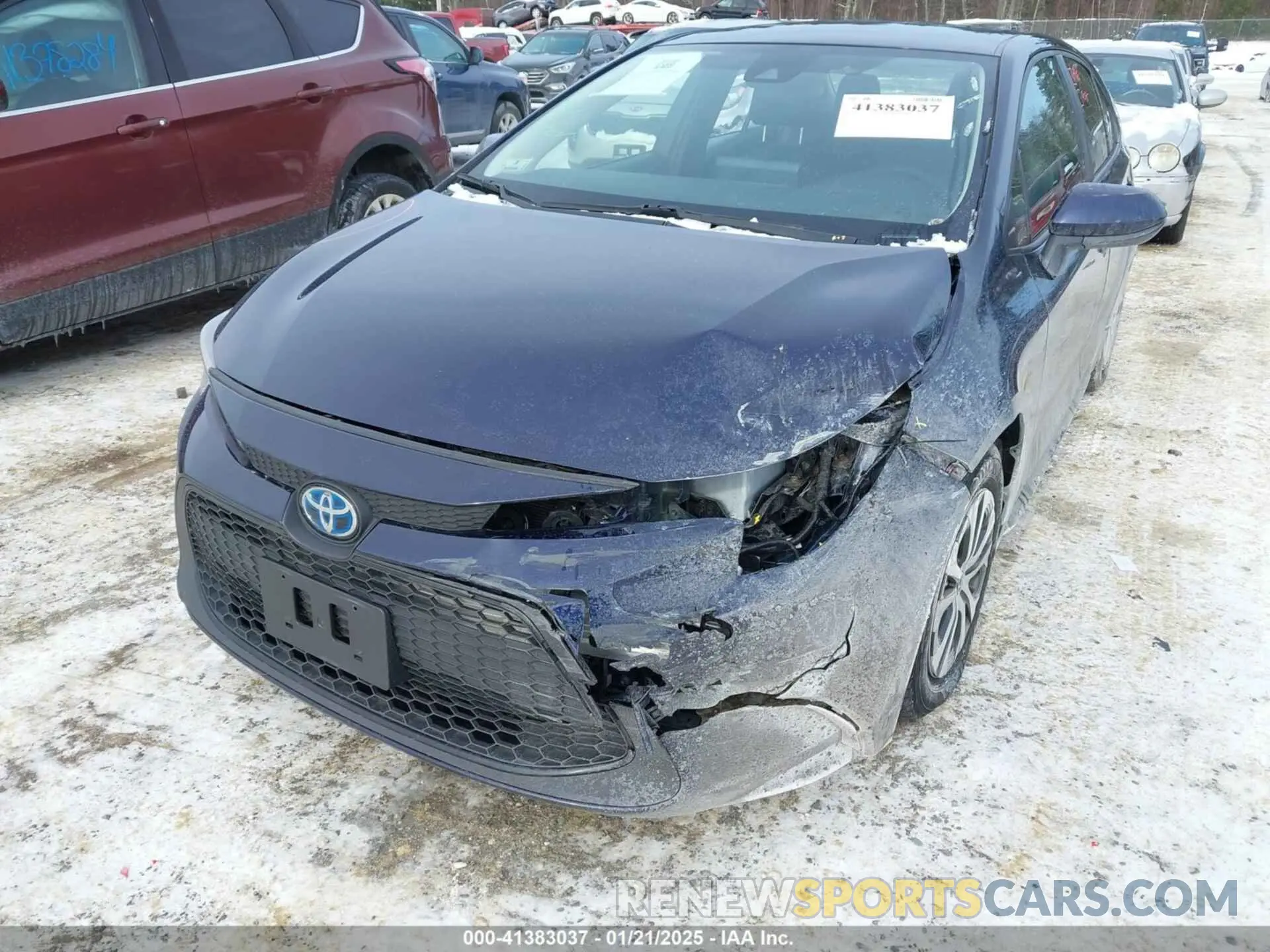 6 fotografías del automóvil dañado JTDEAMDEXNJ048722 TOYOTA COROLLA 2022