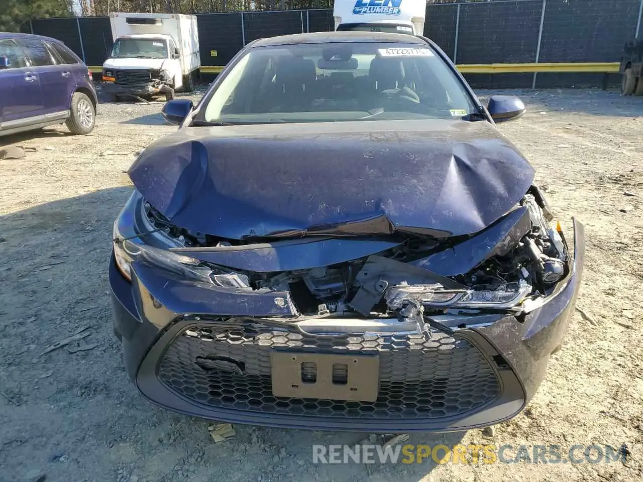 5 fotografías del automóvil dañado JTDEAMDEXNJ050437 TOYOTA COROLLA 2022