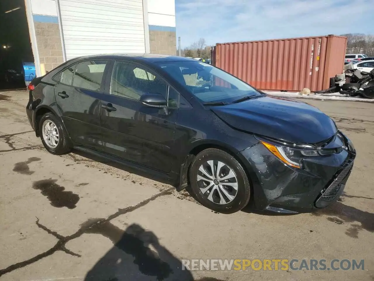 4 fotografías del automóvil dañado JTDEAMDEXNJ054035 TOYOTA COROLLA 2022