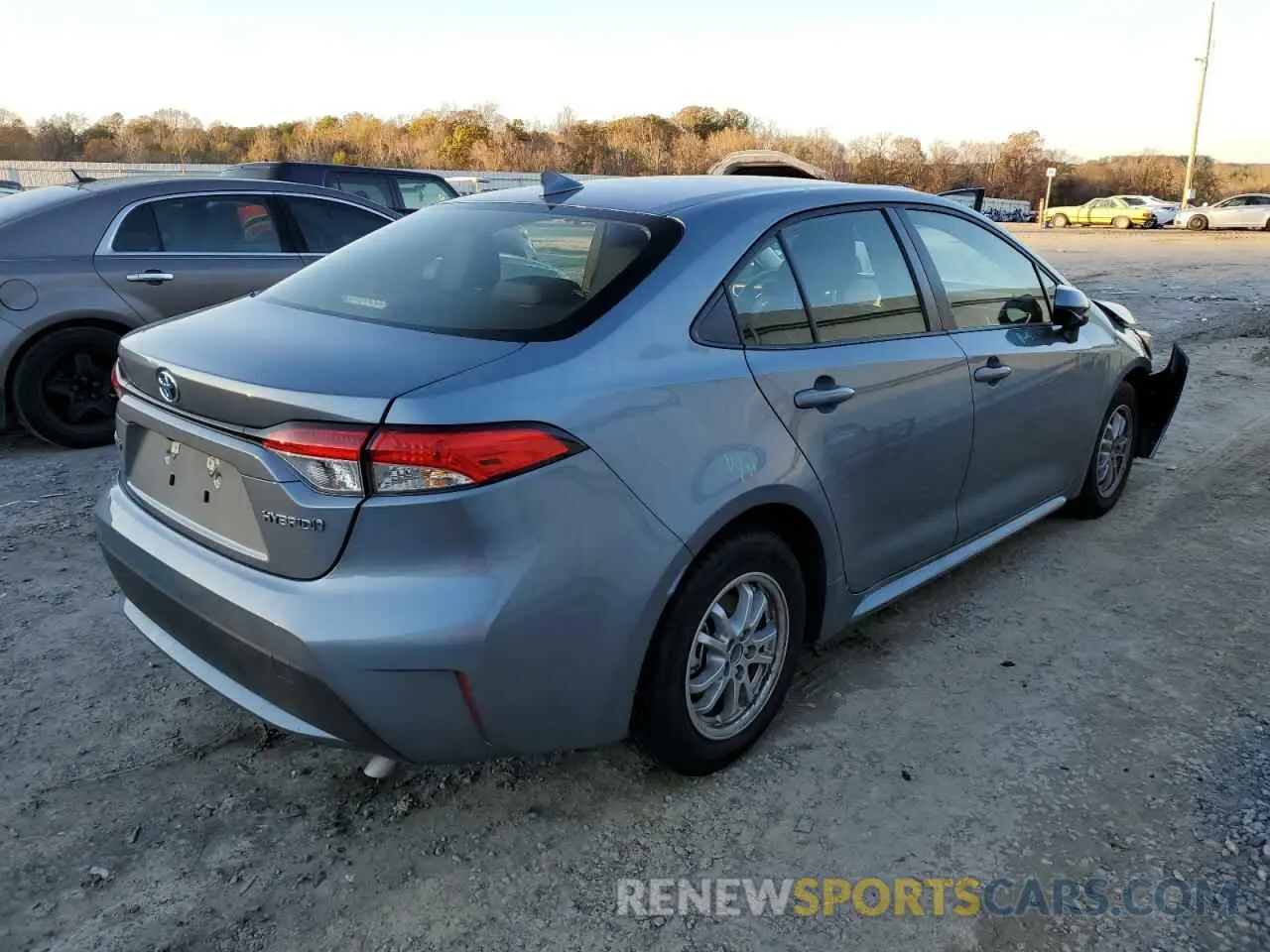 3 fotografías del automóvil dañado JTDEAMDEXNJ055217 TOYOTA COROLLA 2022