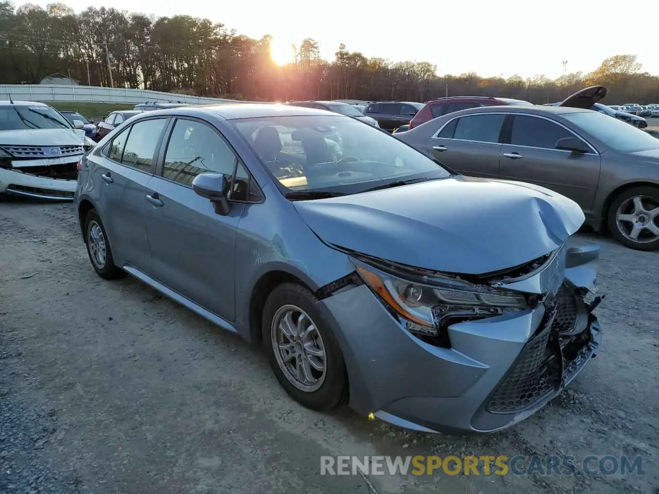 4 fotografías del automóvil dañado JTDEAMDEXNJ055217 TOYOTA COROLLA 2022