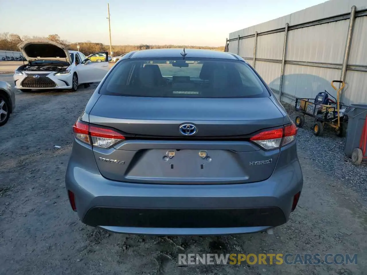 6 fotografías del automóvil dañado JTDEAMDEXNJ055217 TOYOTA COROLLA 2022
