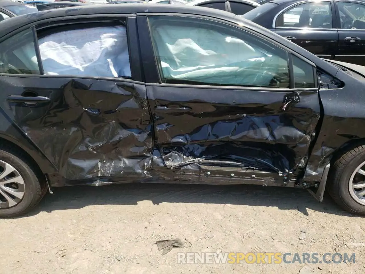 9 fotografías del automóvil dañado JTDEAMDEXNJ055461 TOYOTA COROLLA 2022