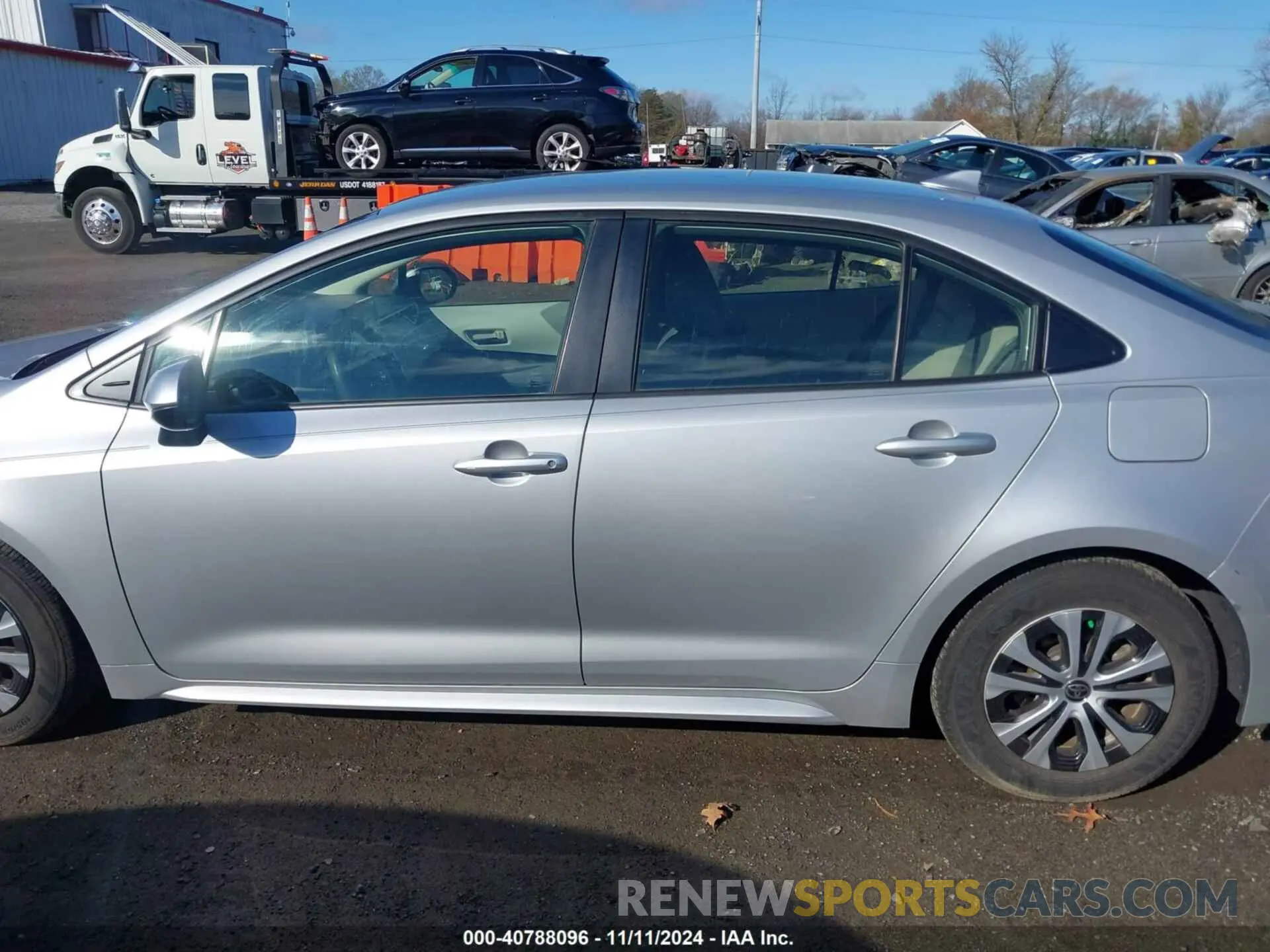 14 fotografías del automóvil dañado JTDEAMDEXNJ056531 TOYOTA COROLLA 2022