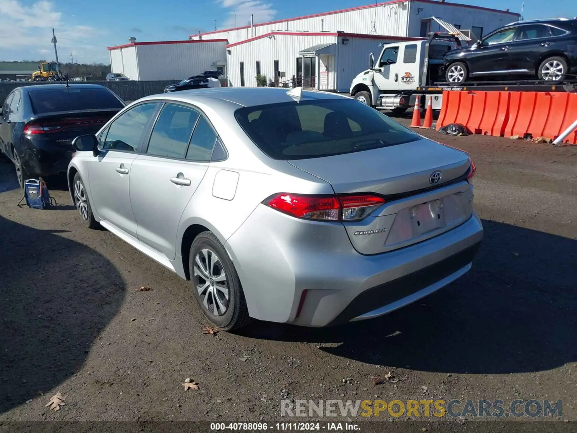 3 fotografías del automóvil dañado JTDEAMDEXNJ056531 TOYOTA COROLLA 2022