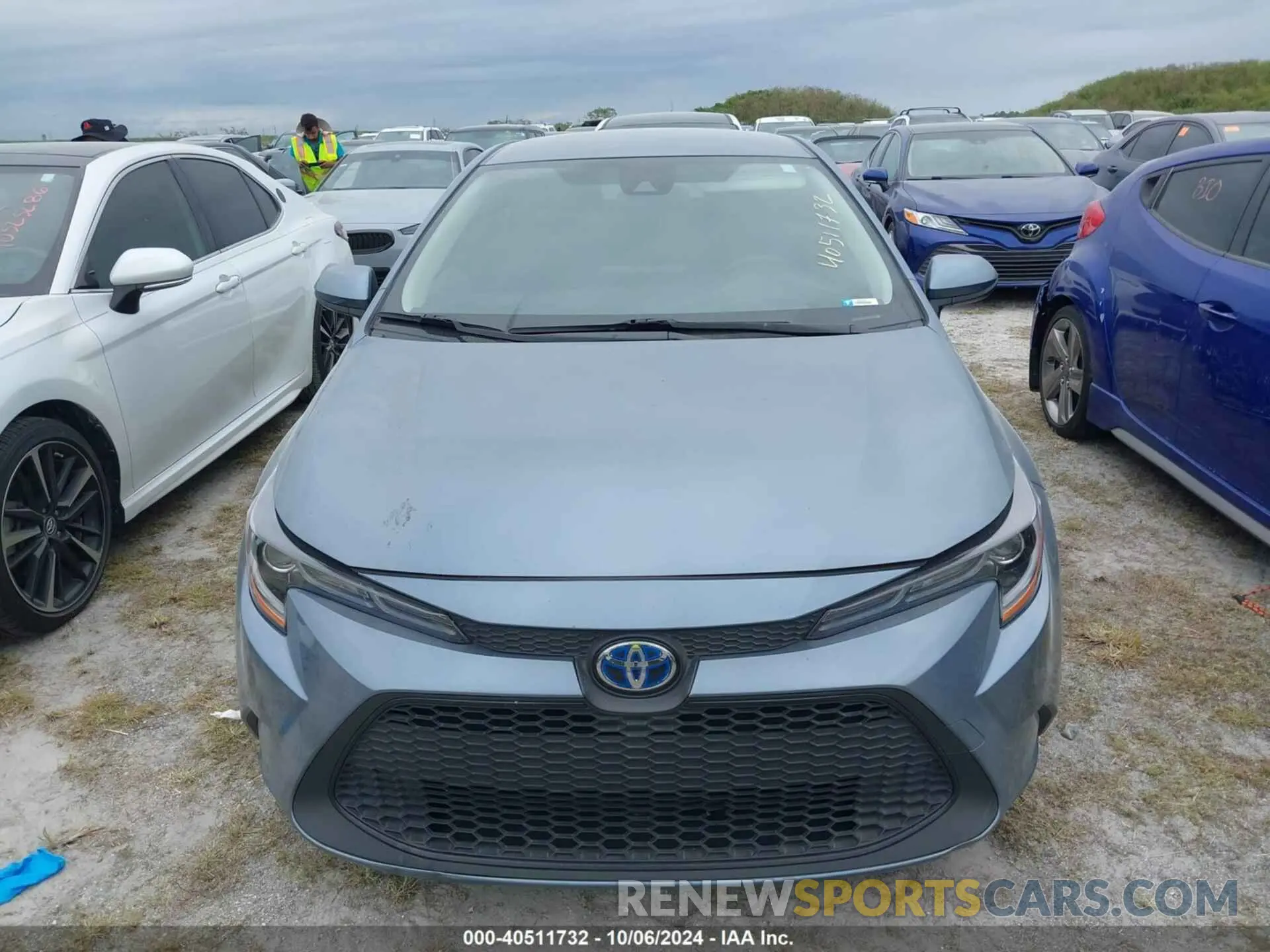 12 fotografías del automóvil dañado JTDEAMDEXNJ061356 TOYOTA COROLLA 2022
