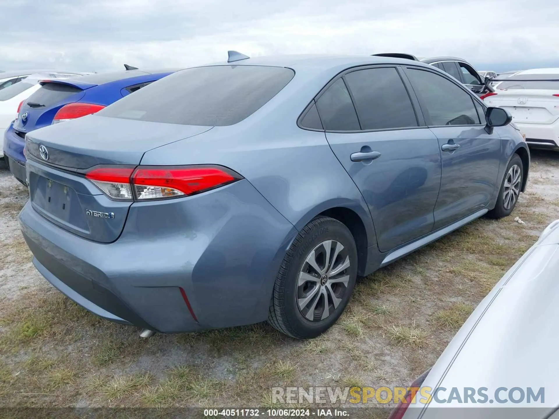 4 fotografías del automóvil dañado JTDEAMDEXNJ061356 TOYOTA COROLLA 2022