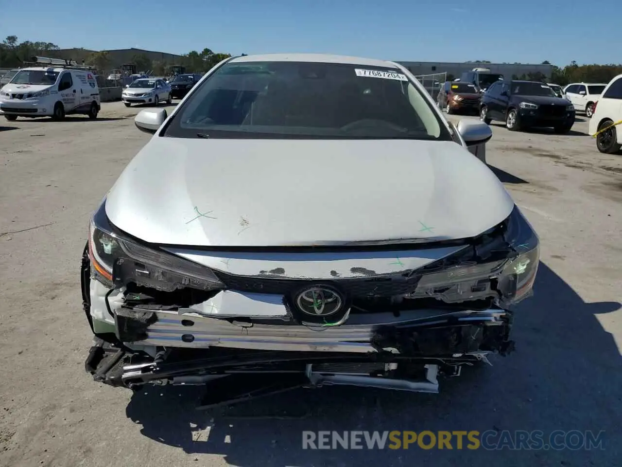 5 fotografías del automóvil dañado JTDEPMAE0N3000363 TOYOTA COROLLA 2022