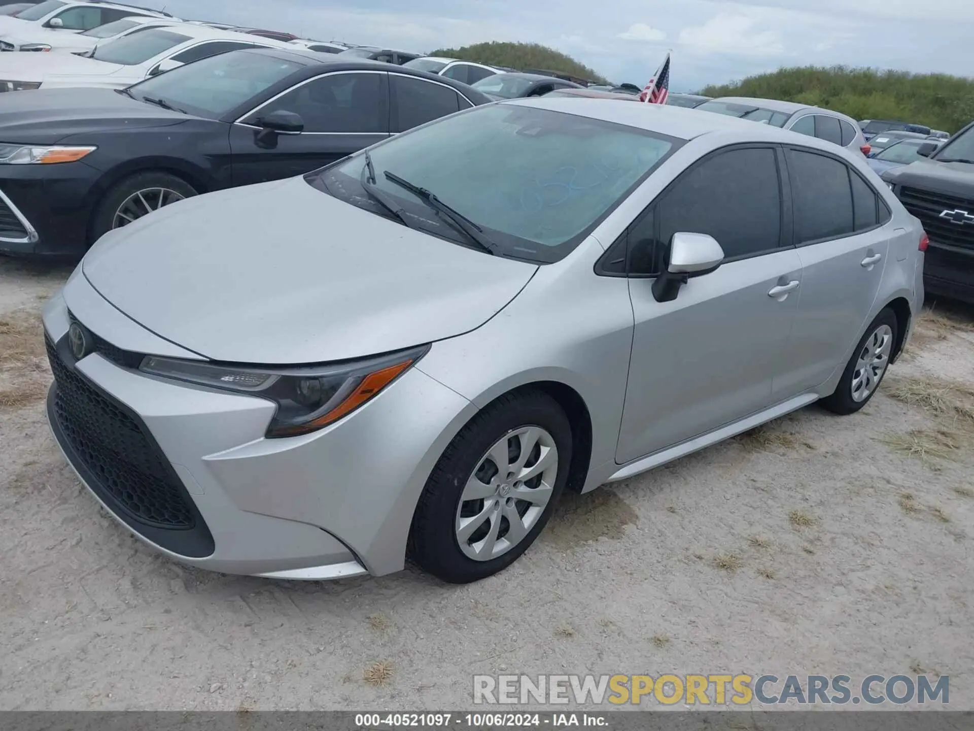 2 fotografías del automóvil dañado JTDEPMAE0N3004896 TOYOTA COROLLA 2022