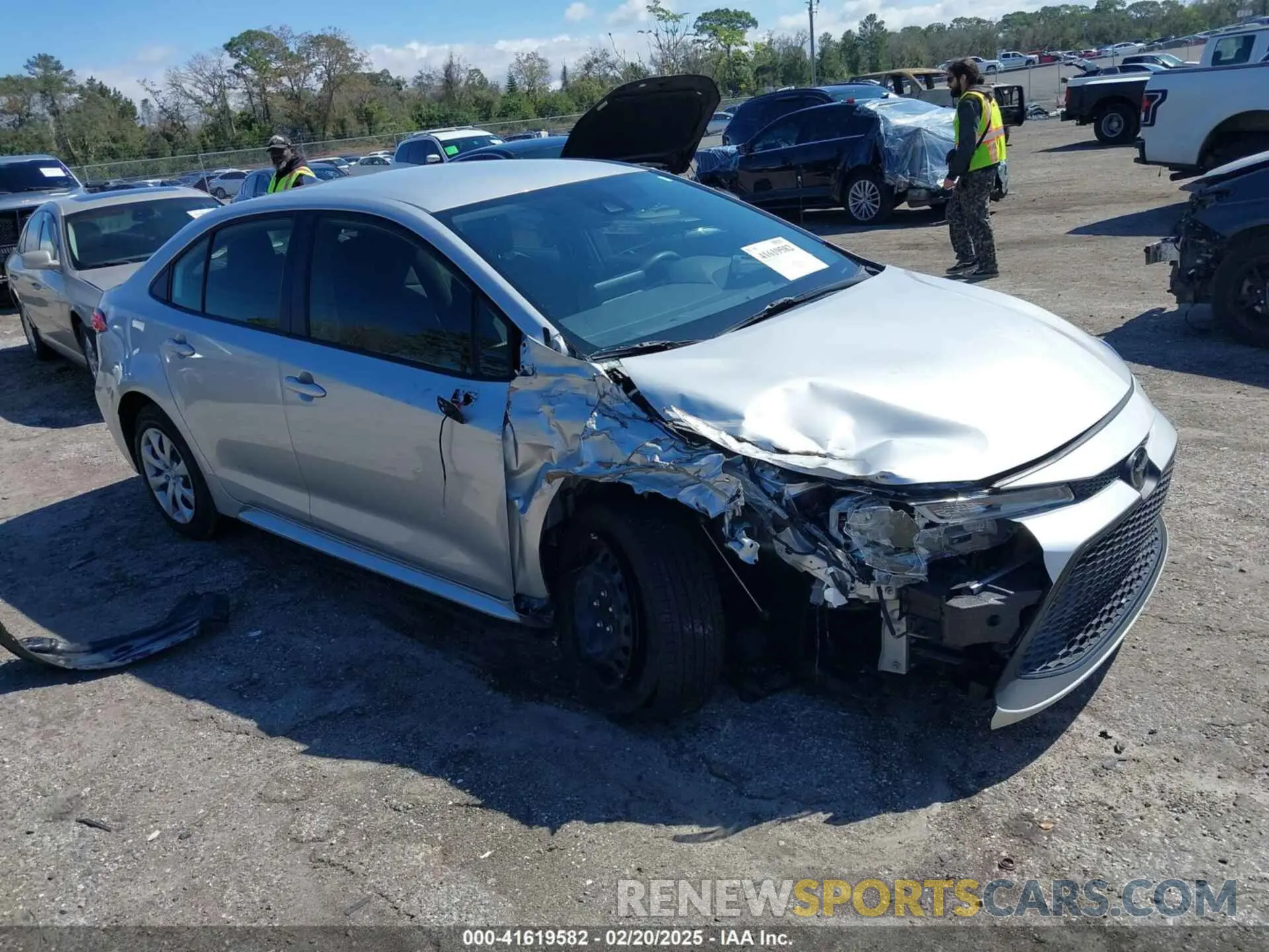 1 fotografías del automóvil dañado JTDEPMAE0N3021049 TOYOTA COROLLA 2022