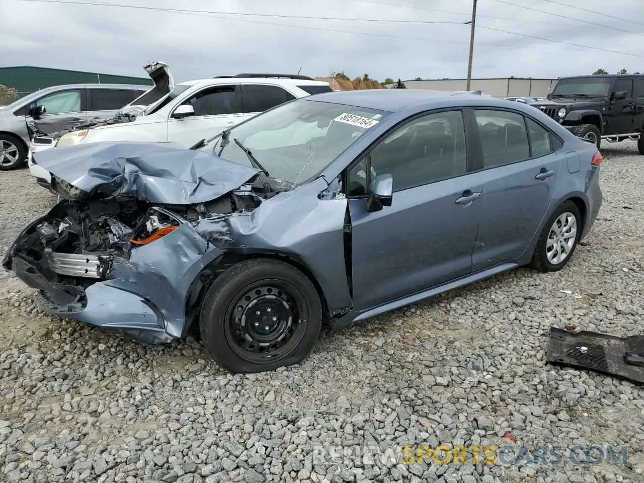 1 fotografías del automóvil dañado JTDEPMAE0NJ190659 TOYOTA COROLLA 2022