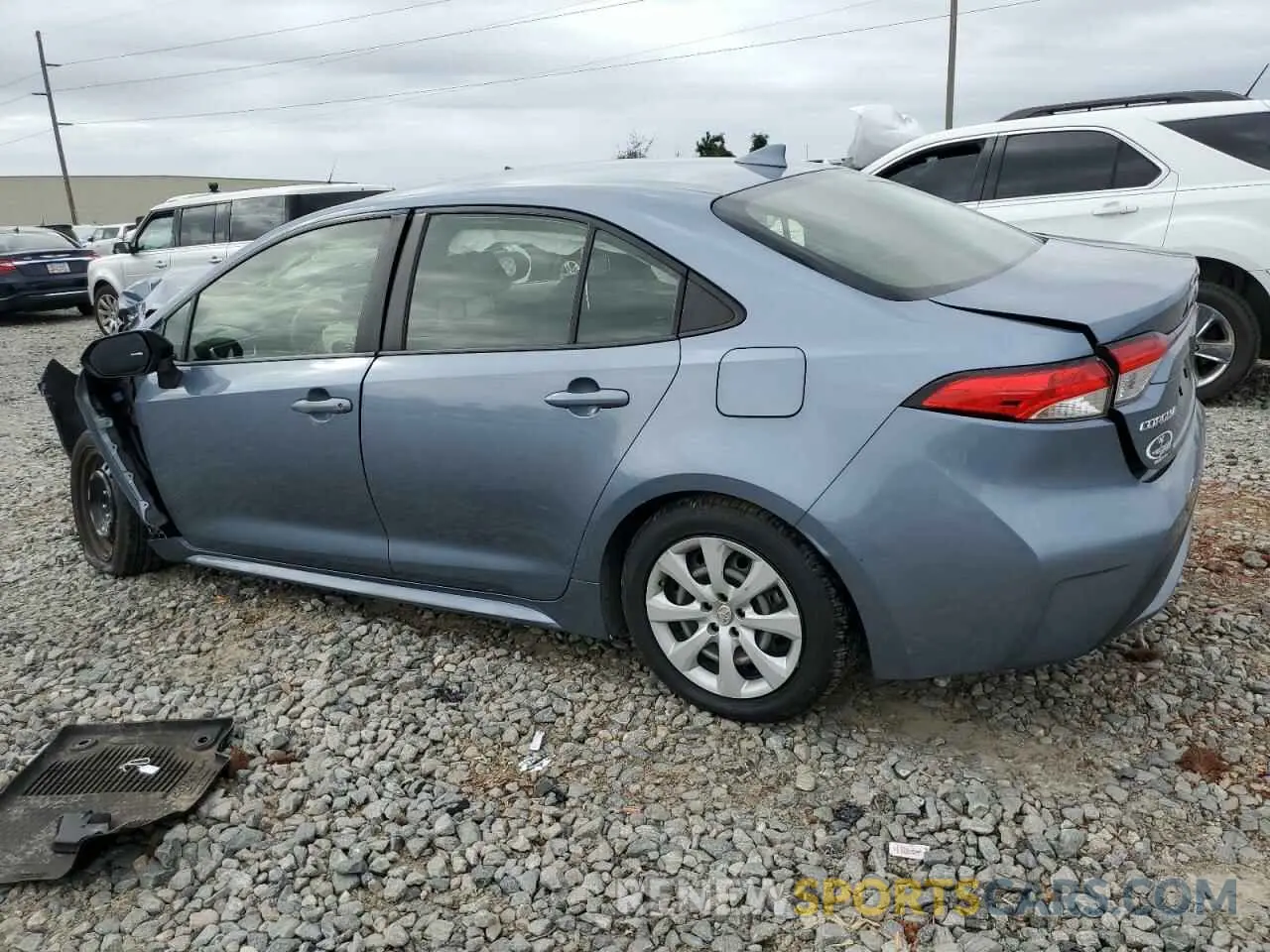 2 fotografías del automóvil dañado JTDEPMAE0NJ190659 TOYOTA COROLLA 2022