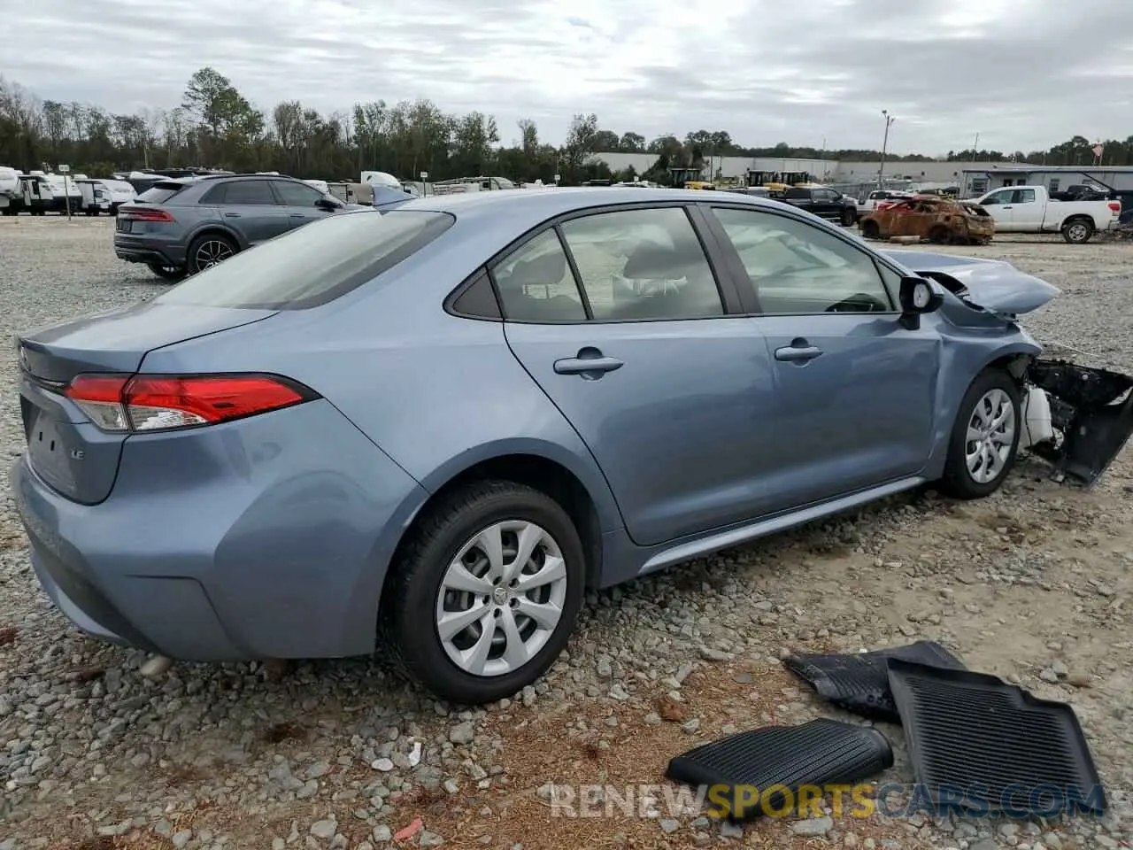 3 fotografías del automóvil dañado JTDEPMAE0NJ190659 TOYOTA COROLLA 2022