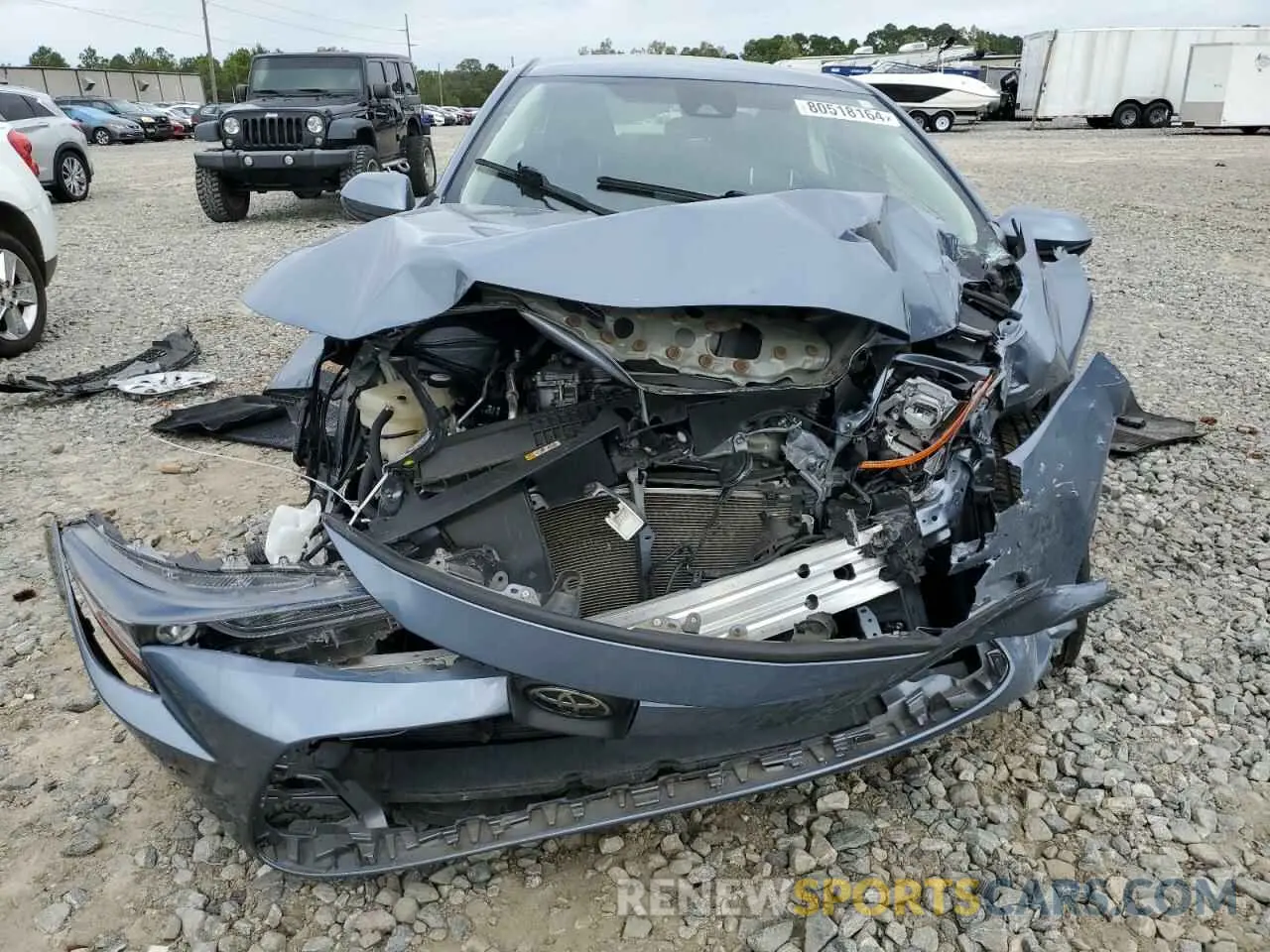5 fotografías del automóvil dañado JTDEPMAE0NJ190659 TOYOTA COROLLA 2022