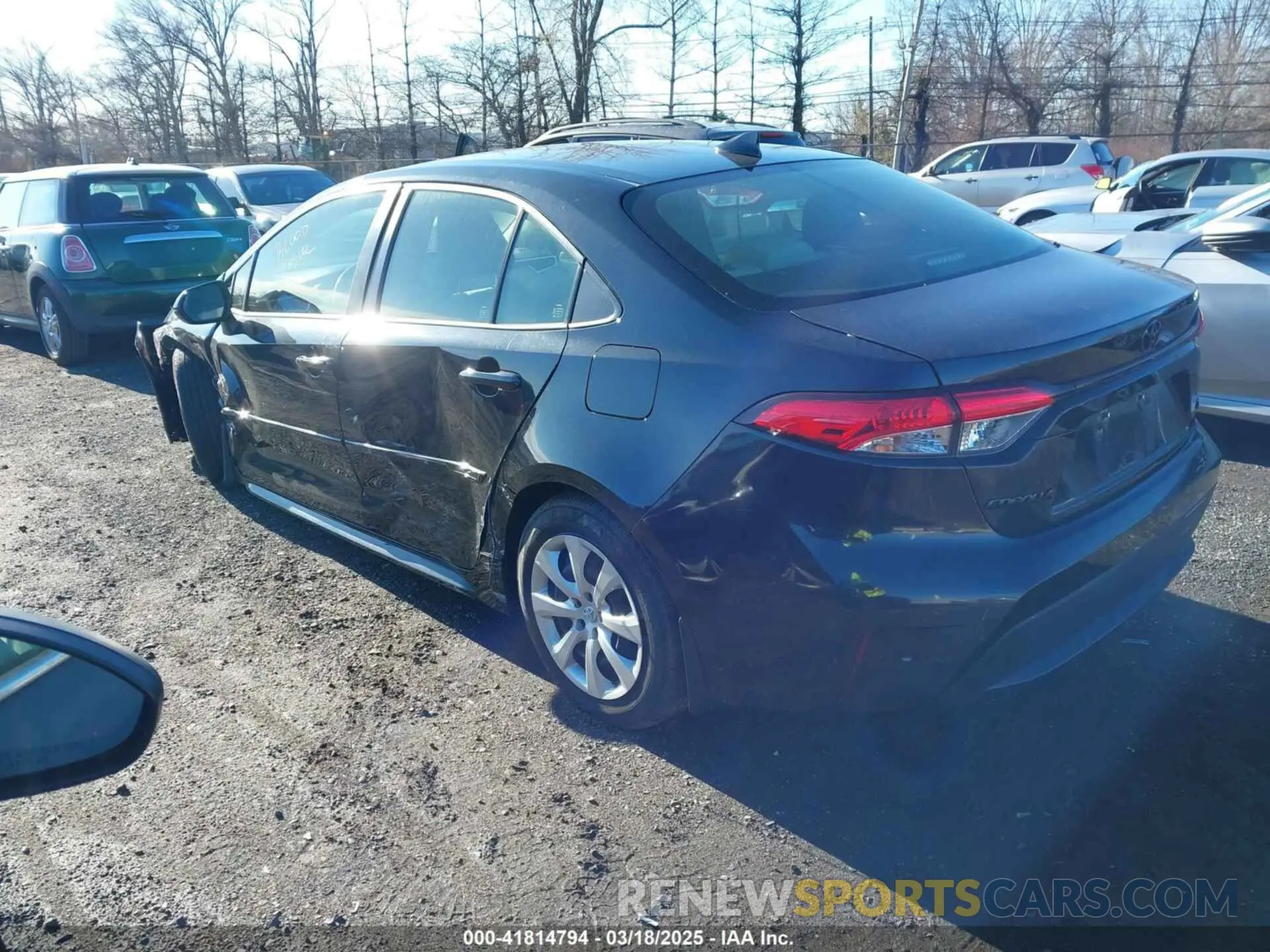 3 fotografías del automóvil dañado JTDEPMAE0NJ191312 TOYOTA COROLLA 2022