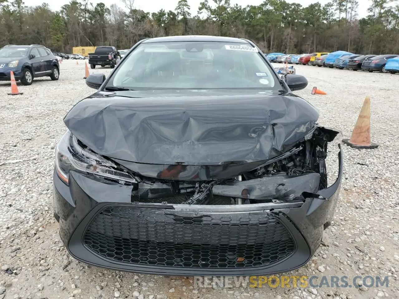 5 fotografías del automóvil dañado JTDEPMAE0NJ202082 TOYOTA COROLLA 2022