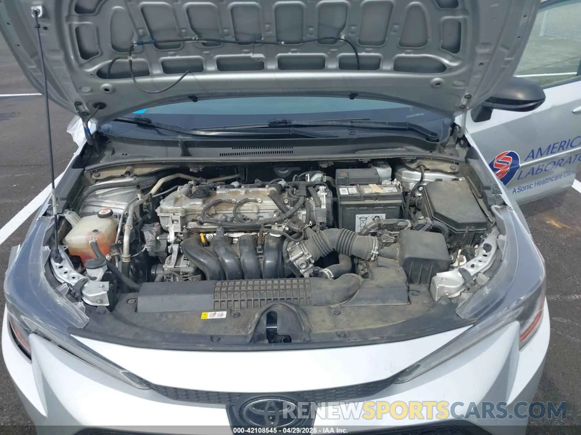 10 fotografías del automóvil dañado JTDEPMAE0NJ202826 TOYOTA COROLLA 2022